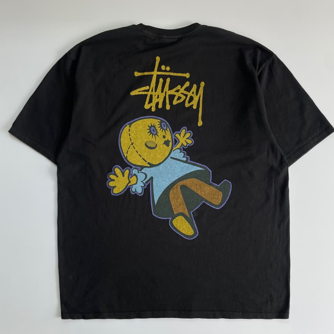 Stussy  스투시 돌리 피그먼트 블랙 티셔츠 상품이미지1