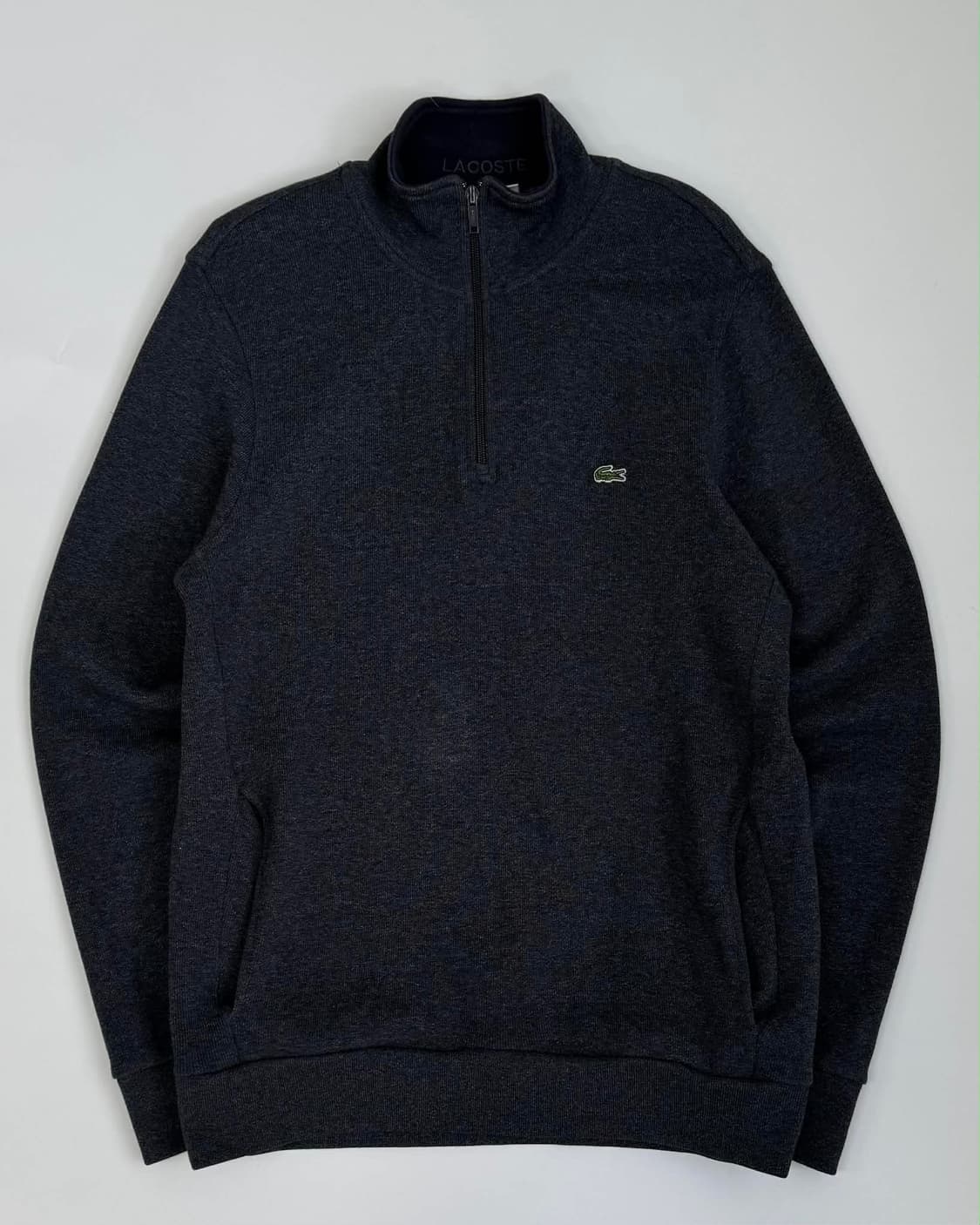 [L]라코스테 그레이 하프 집업 스웻 셔츠 상품이미지1