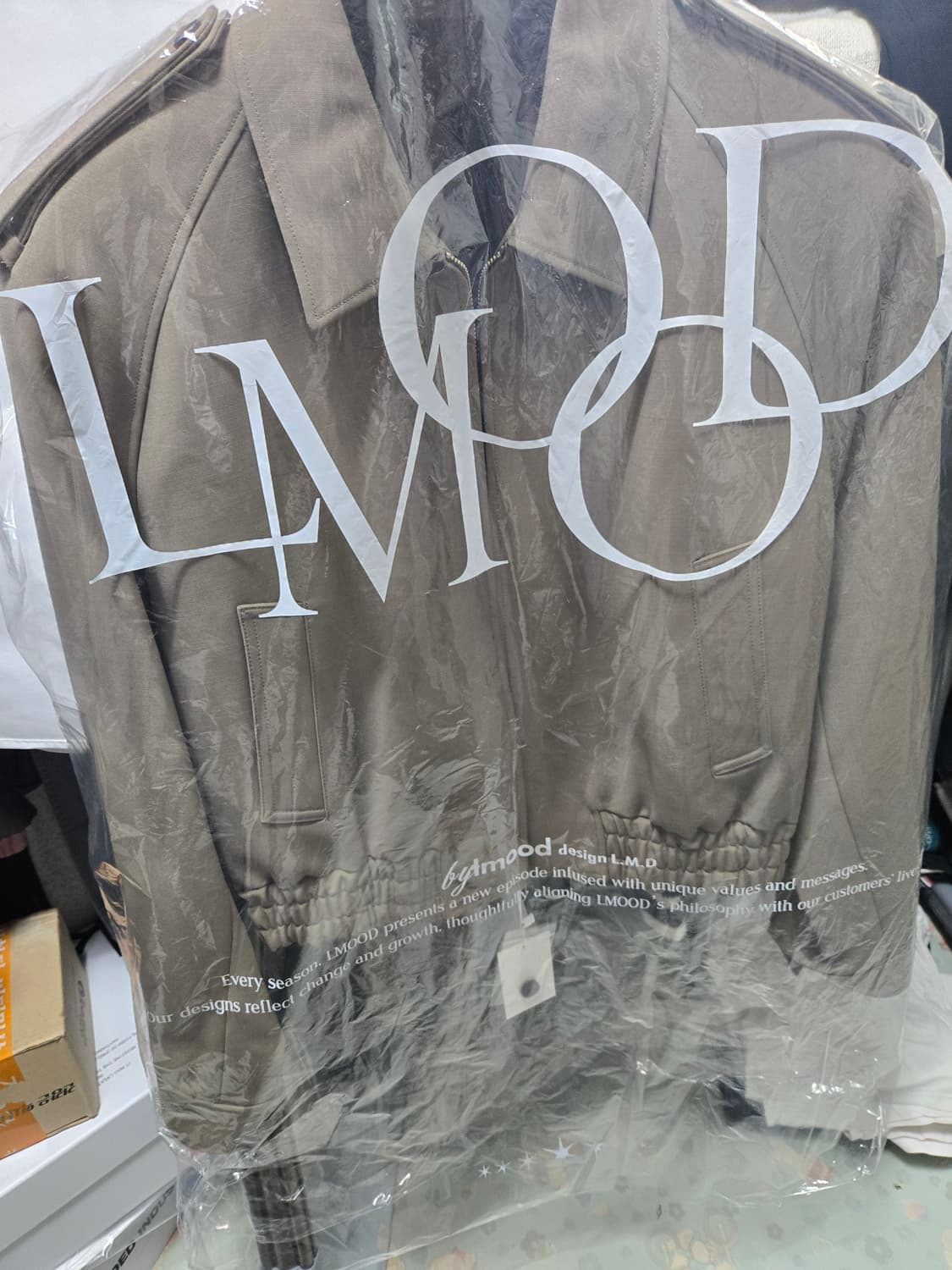 엘무드 바움 자켓 44사이즈 새제품 팝니다 상품이미지1
