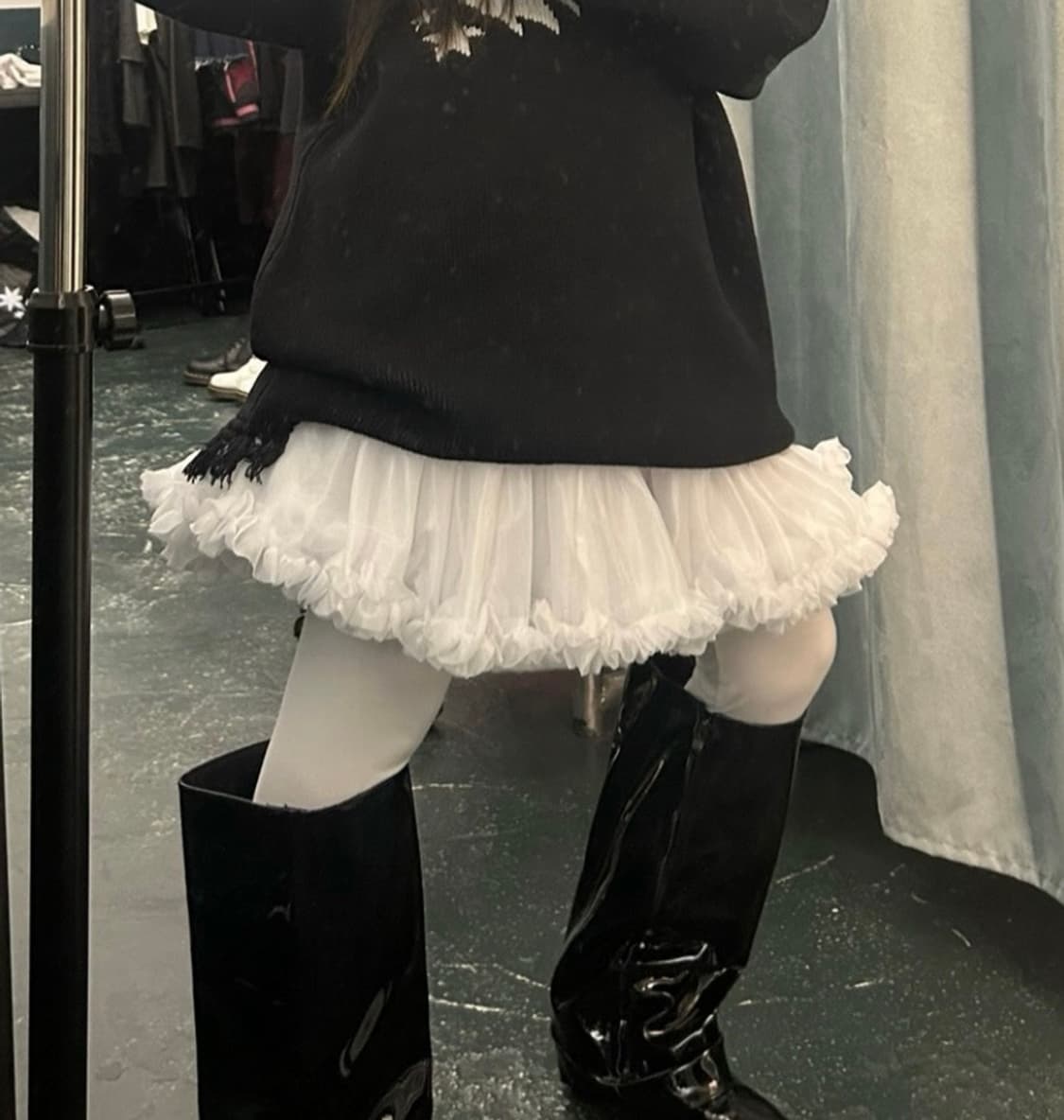 레이스 치마 상품이미지1