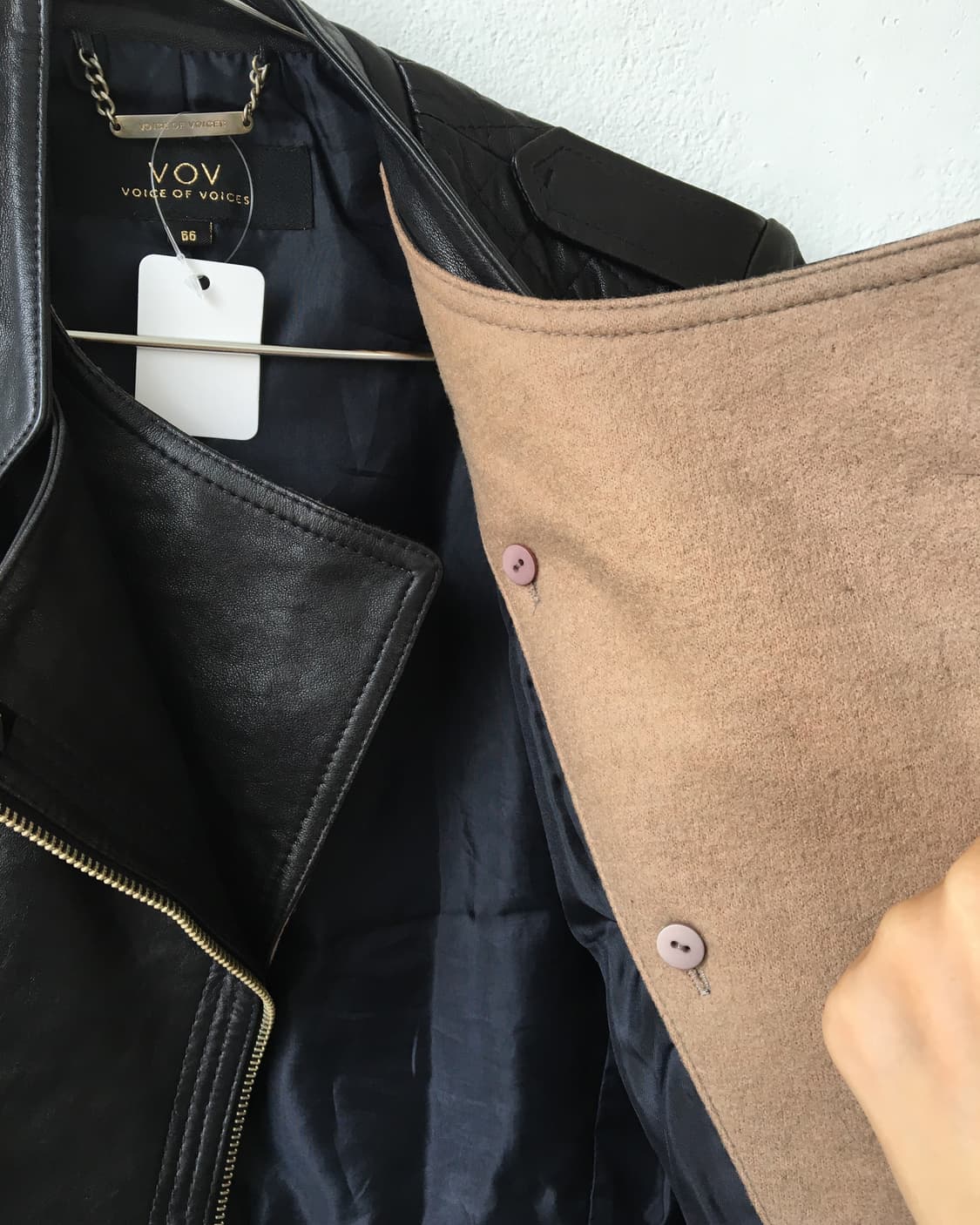 Leather rider jacket 상품이미지5