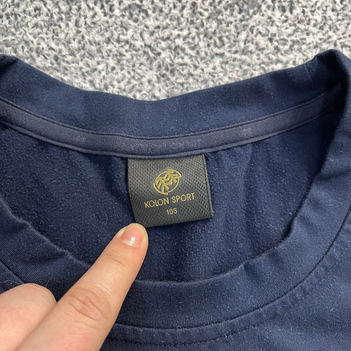 105 코오롱스포츠 슬리브 긴팔티 0326M 상품이미지2