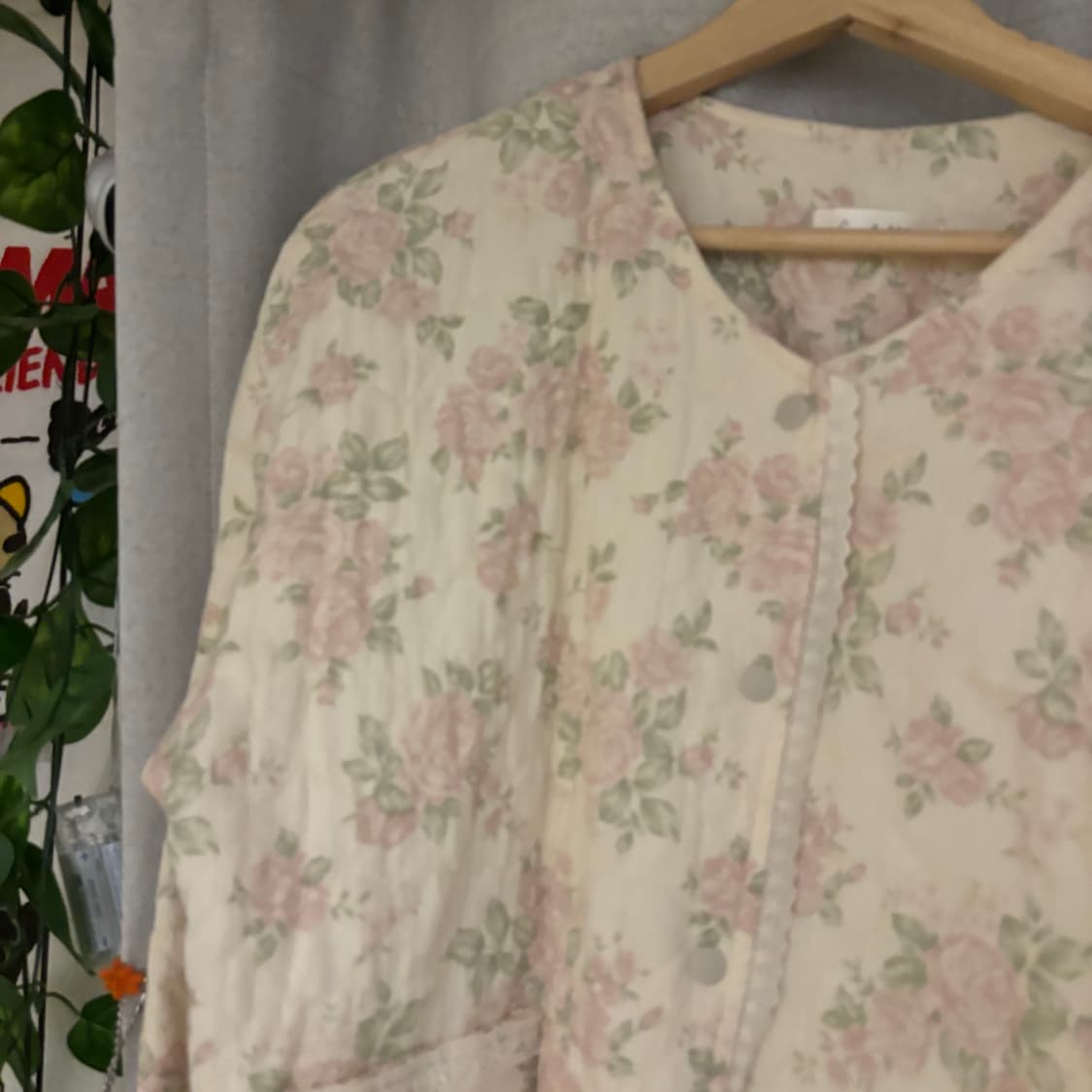 모리걸 빈티지 로버블 라넌큘러스 꽃 블루종 상품이미지4