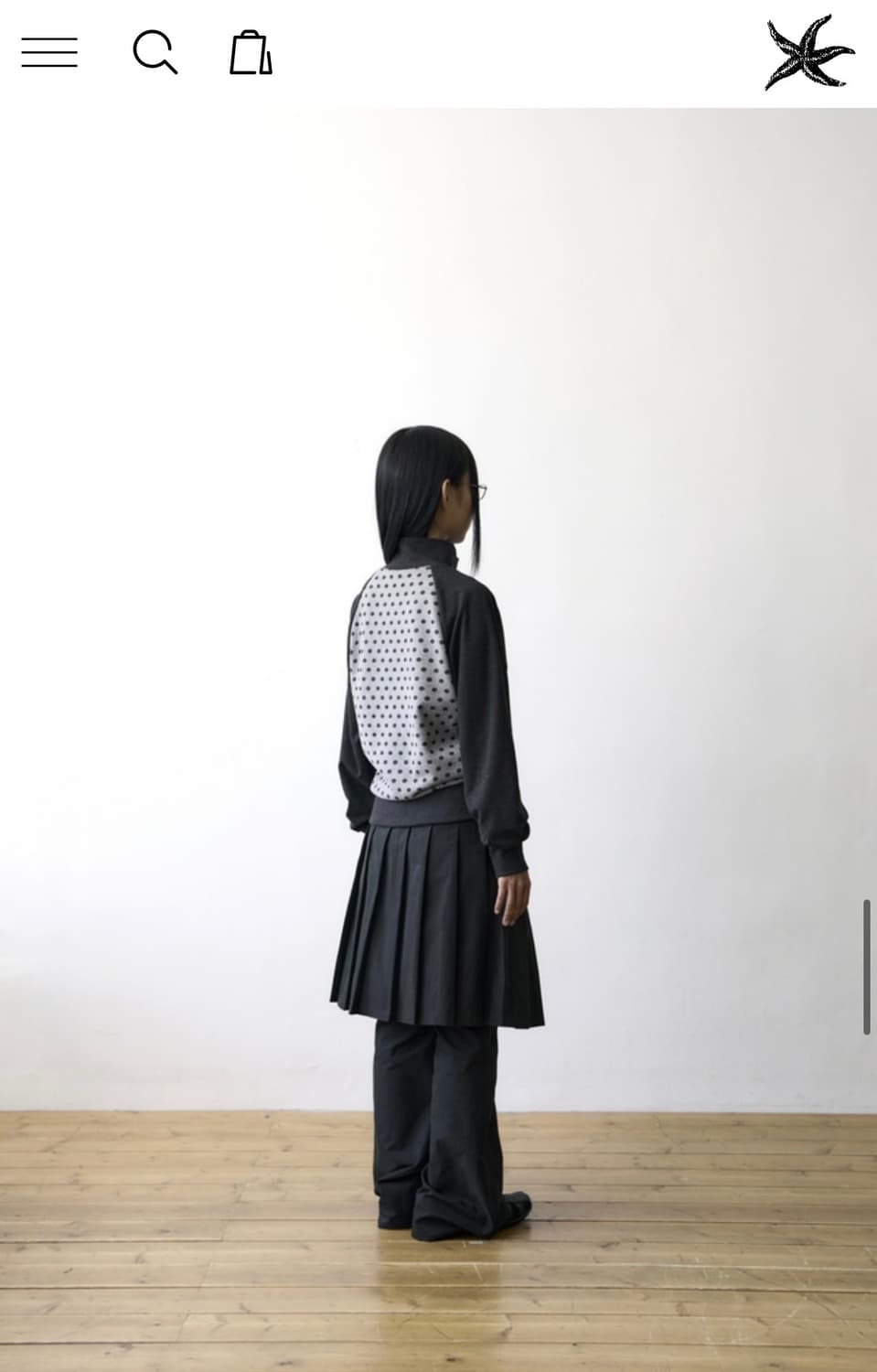 더콜디스트모먼트 TCM dot raglan zip-up 상품이미지3