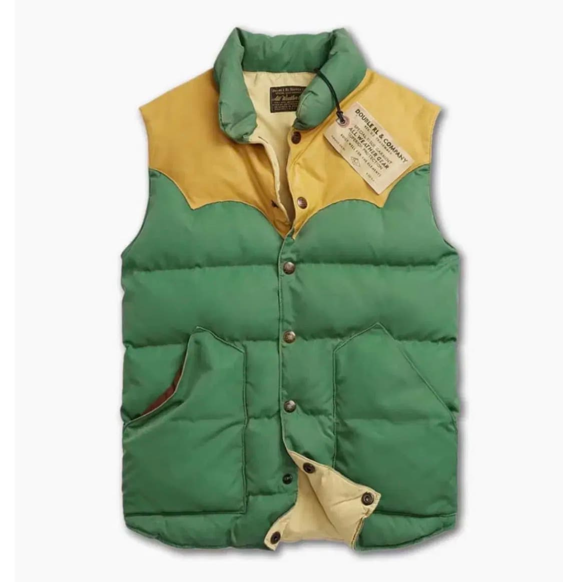 Rrl 패딩 베스트 요크 베스트 XL 상품이미지1