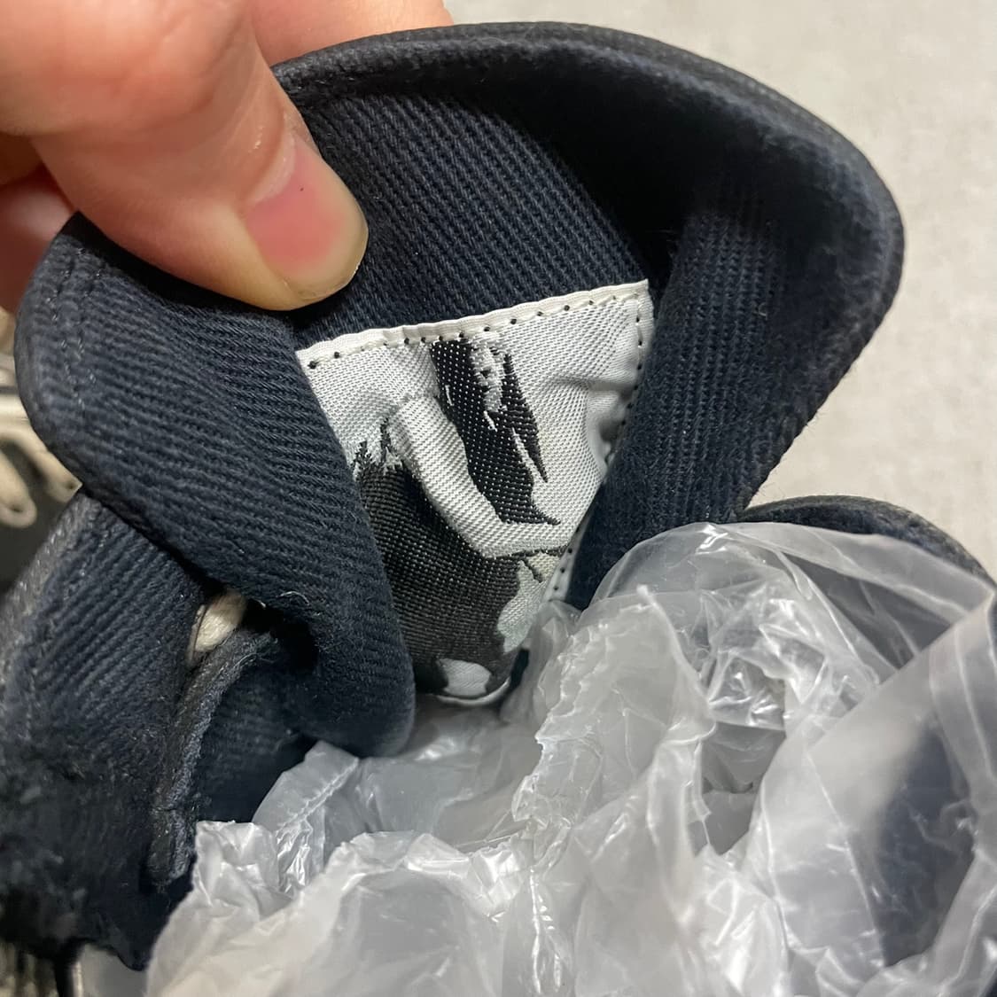 41) 릭오웬스 다크쉐도우 코팅 캔버스 릭컨 라몬즈 하이탑 상품이미지6