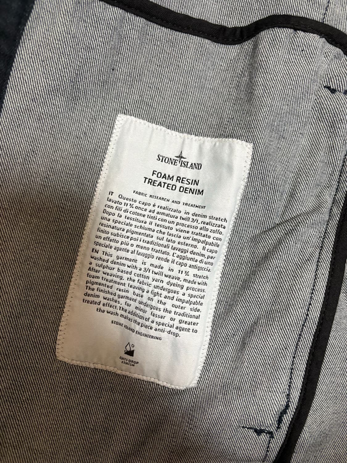 스톤아일랜드 한정판 데님자켓 상품이미지6