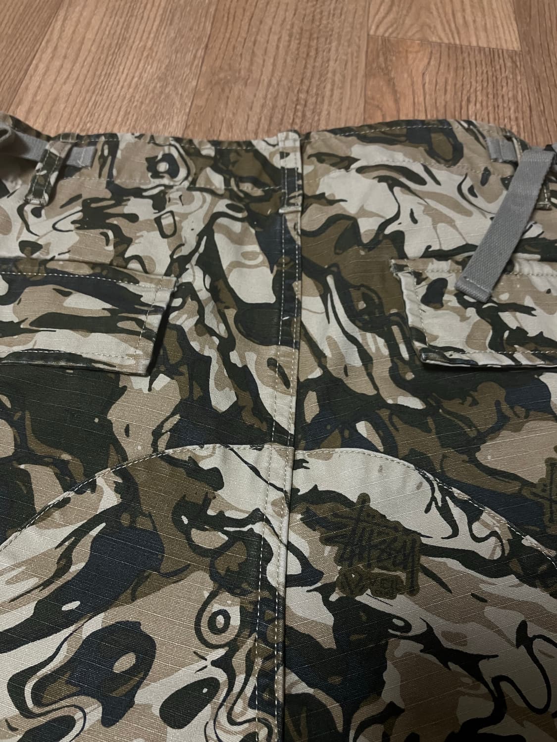 스투시 립스탑 서플러스 카고 팬츠 베일 카모 상품이미지5