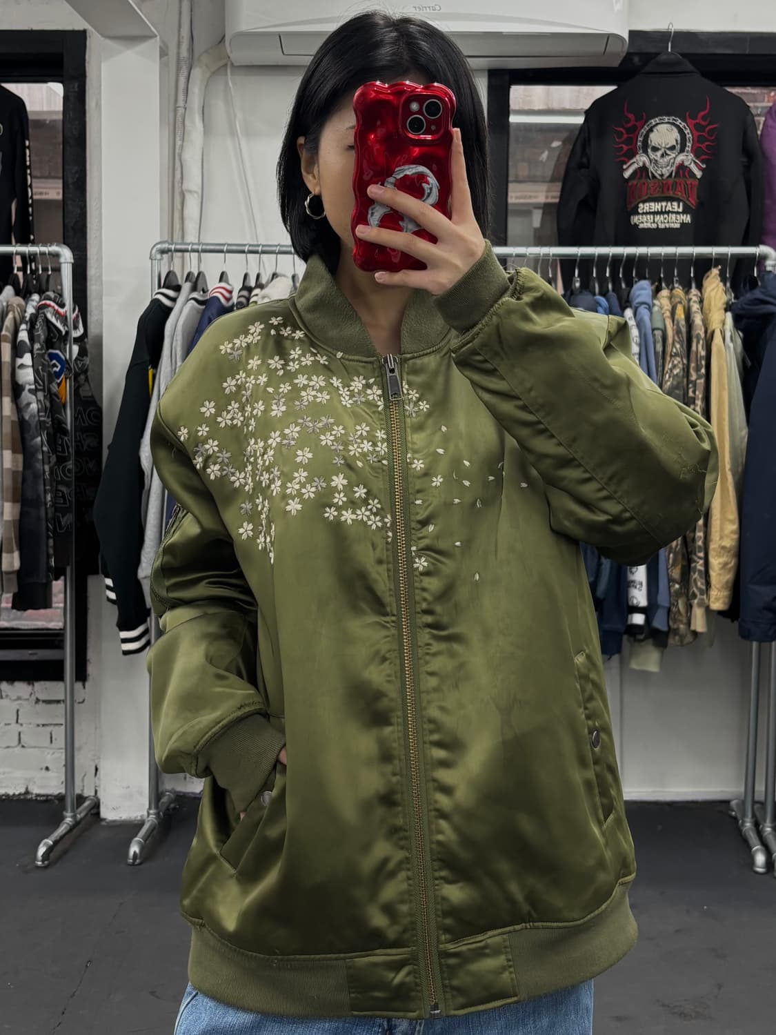 카라쿠리 타마시 오리엔탈 MA-1 자켓 상품이미지3