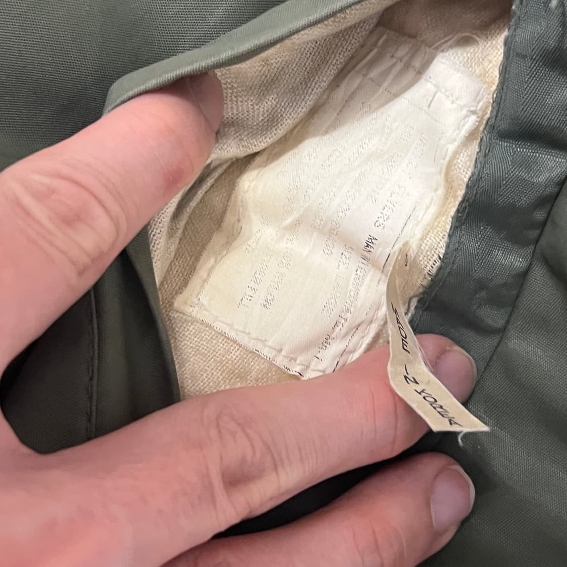 1980s 빈티지 MA-1 올리브 (Large) 상품이미지6