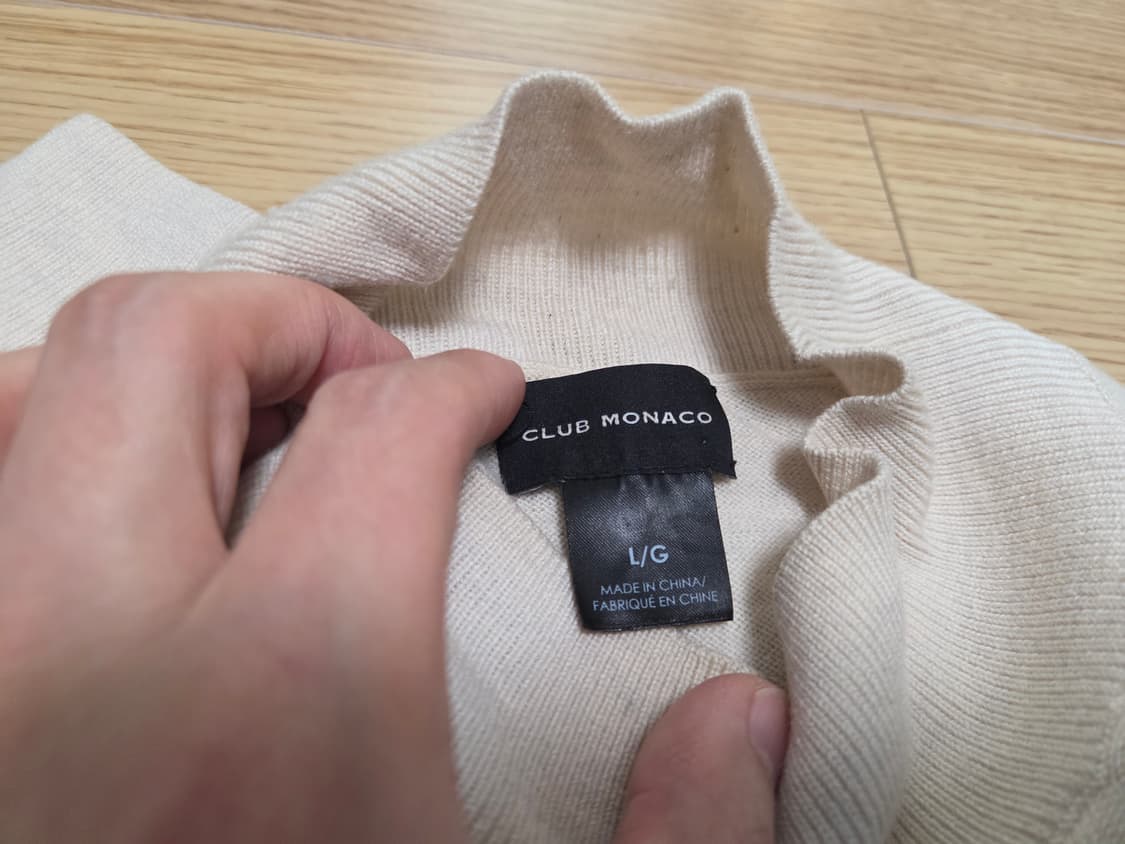 클럽 모나코 모크넥 니트  상품이미지4