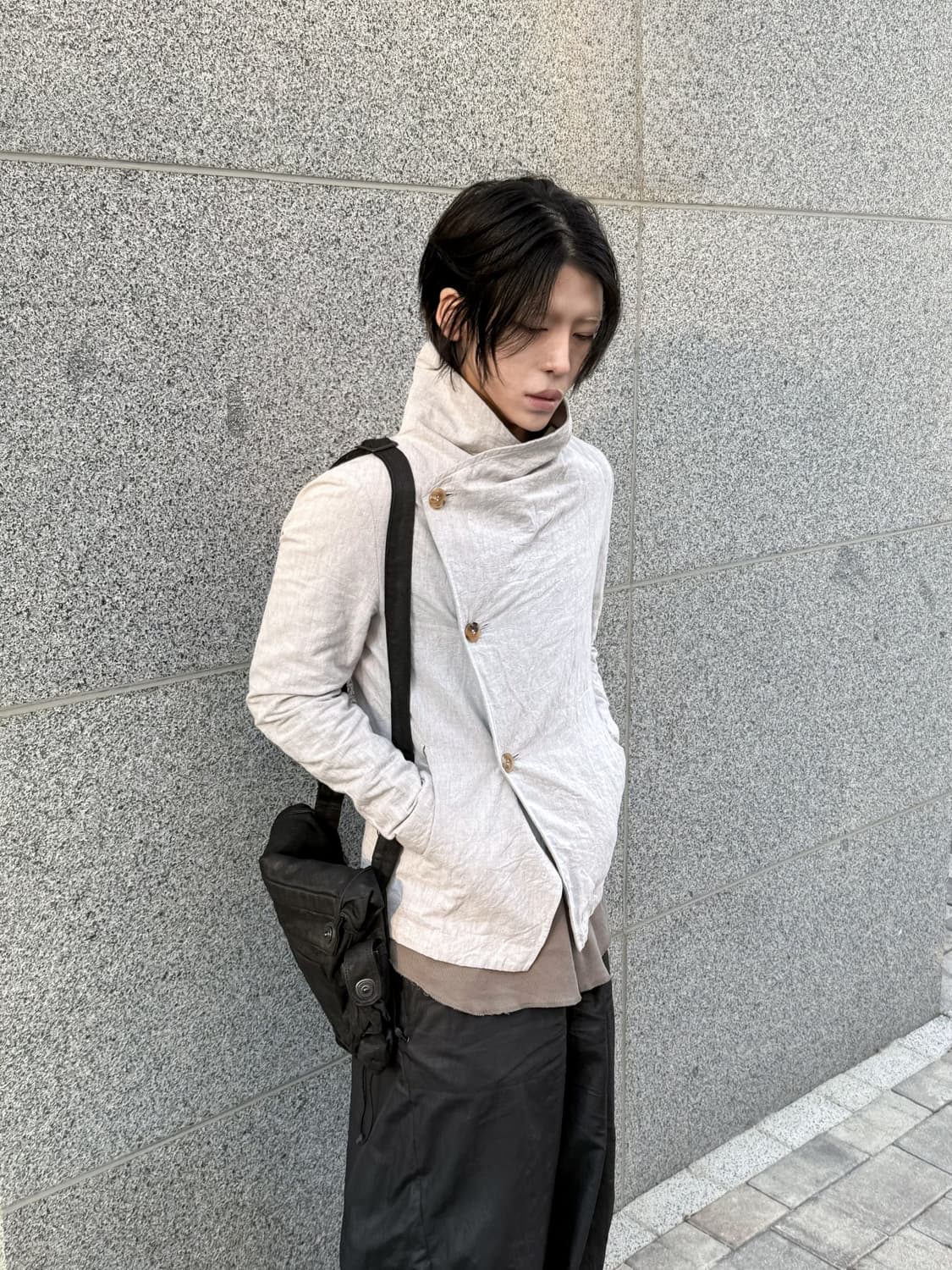 Rip Van Winkle 레이어드 랩 자켓 상품이미지6