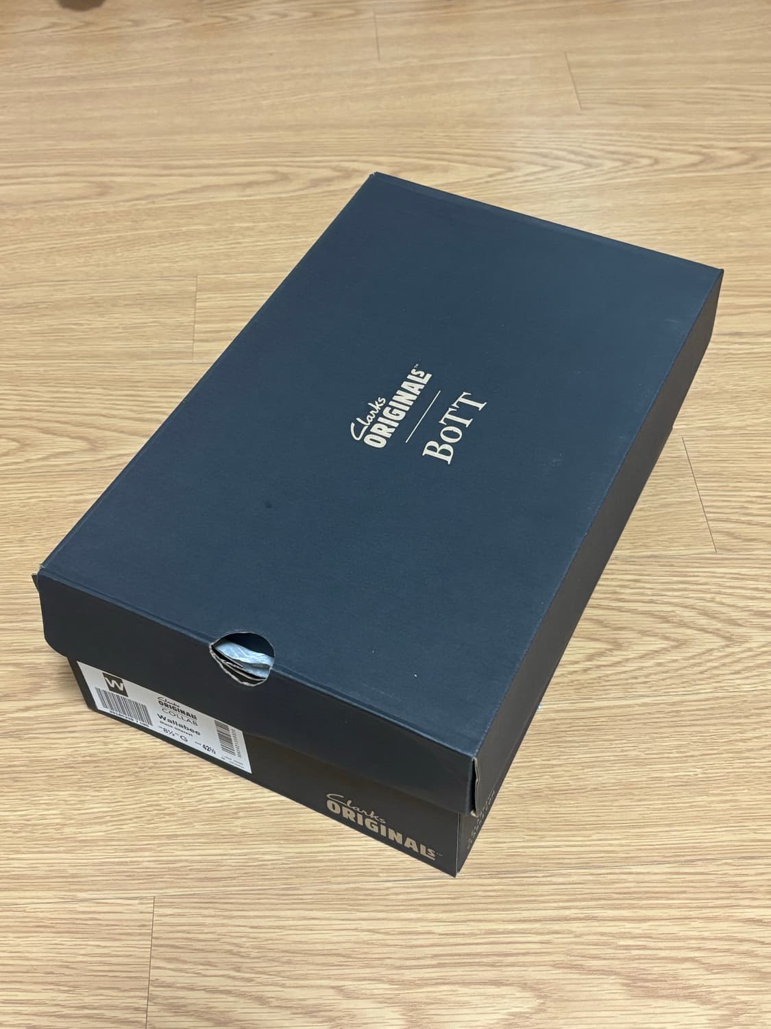 [270/새상품] 클락스 x BOTT 보트 왈라비 블랙 상품이미지5