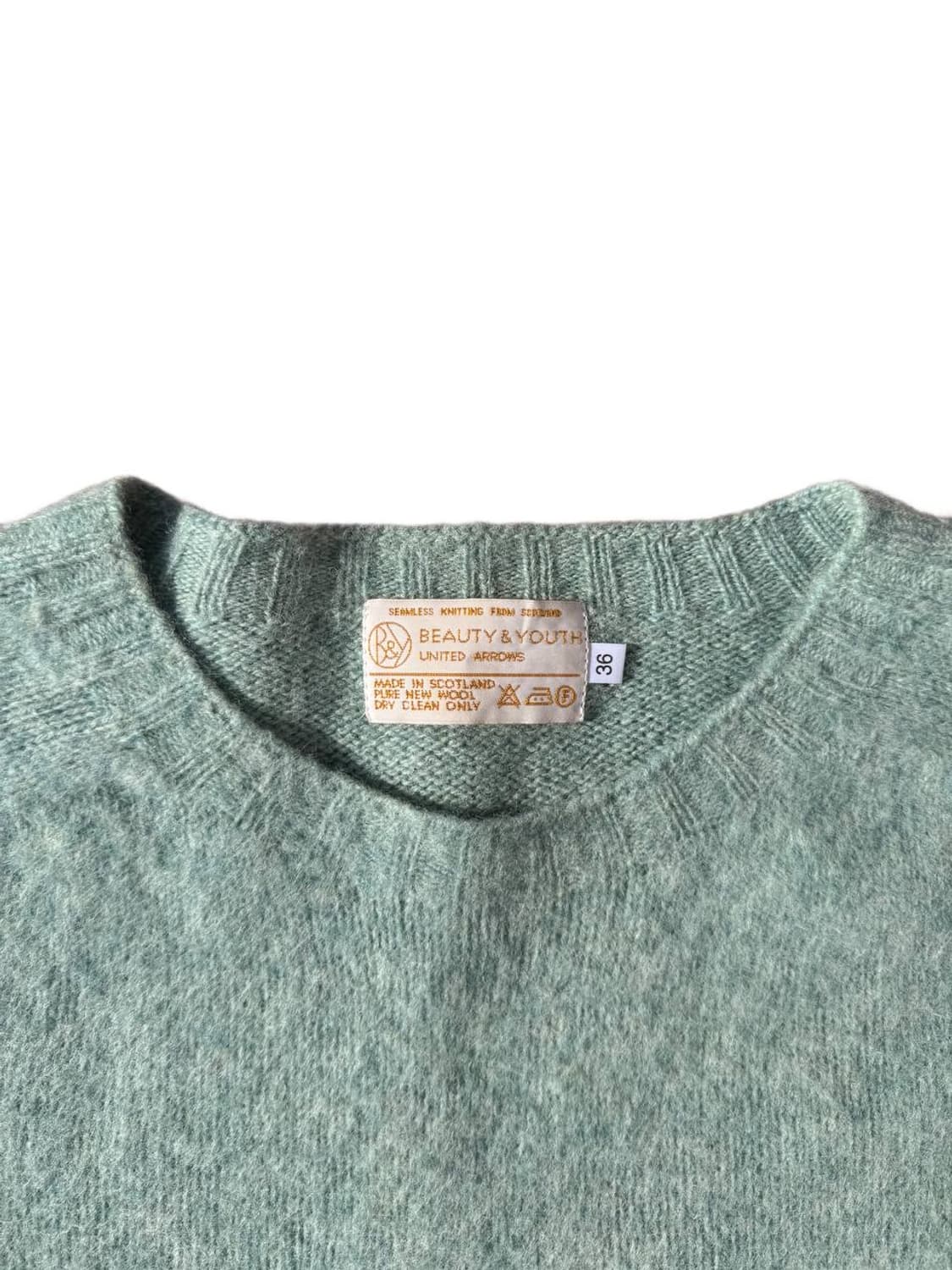 United Arrows shaggy dog wool sweater 상품이미지4