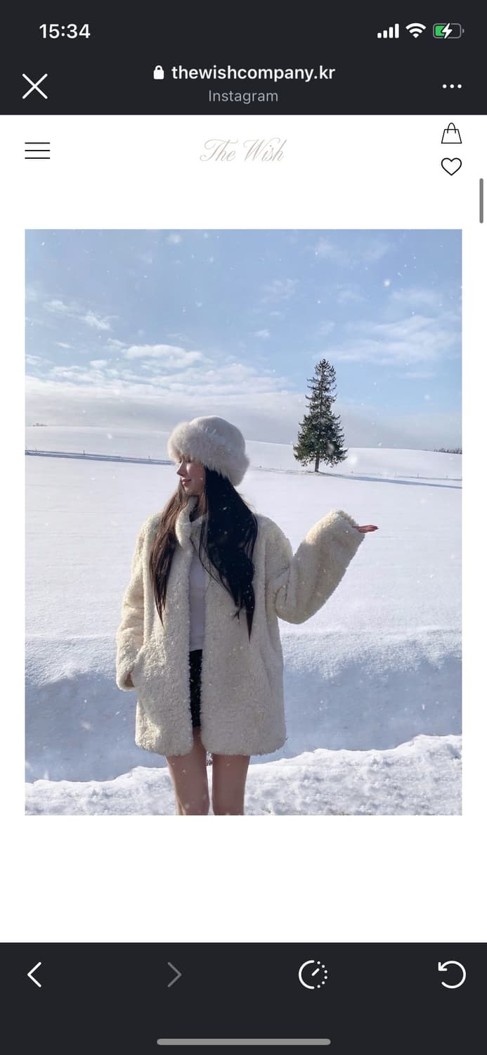 (구해요) 더위시 엘린 시어링 코트 상품이미지2