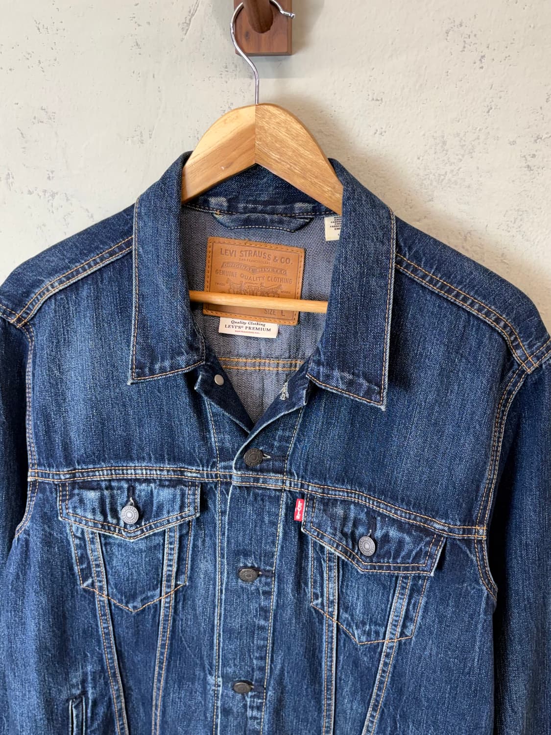 리바이스 프리미엄 빈티지 데님 트러커 자켓 상품이미지4
