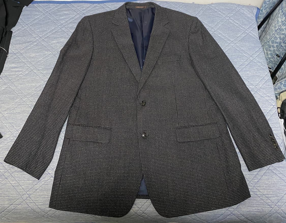 브루노바피 남성 체크 자켓 블레이저 상품이미지1