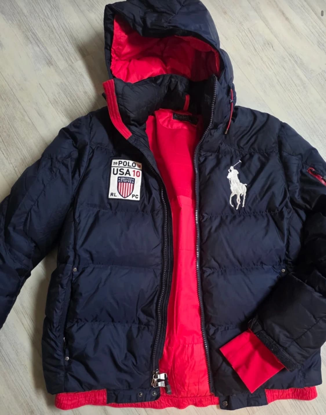 폴로 랄프로렌 팀 usa 한정판 빅포니 패딩 상품이미지1
