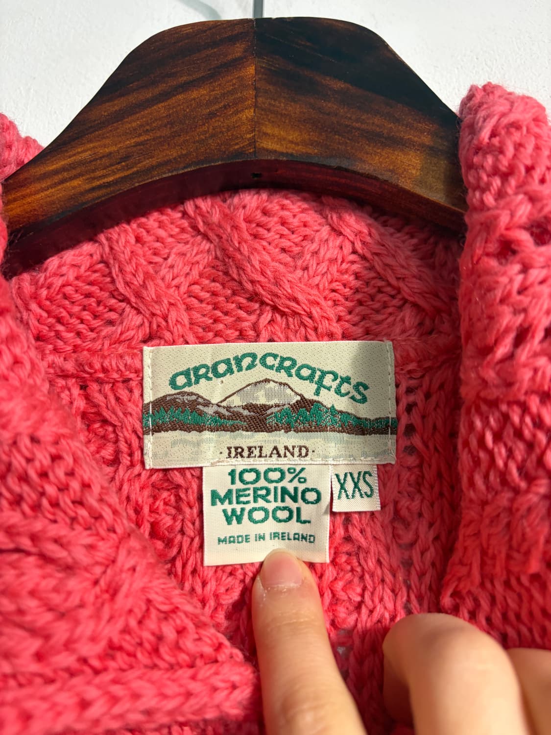 Arancraft 아란크래프트 울100% 아란니트 가디건 상품이미지6