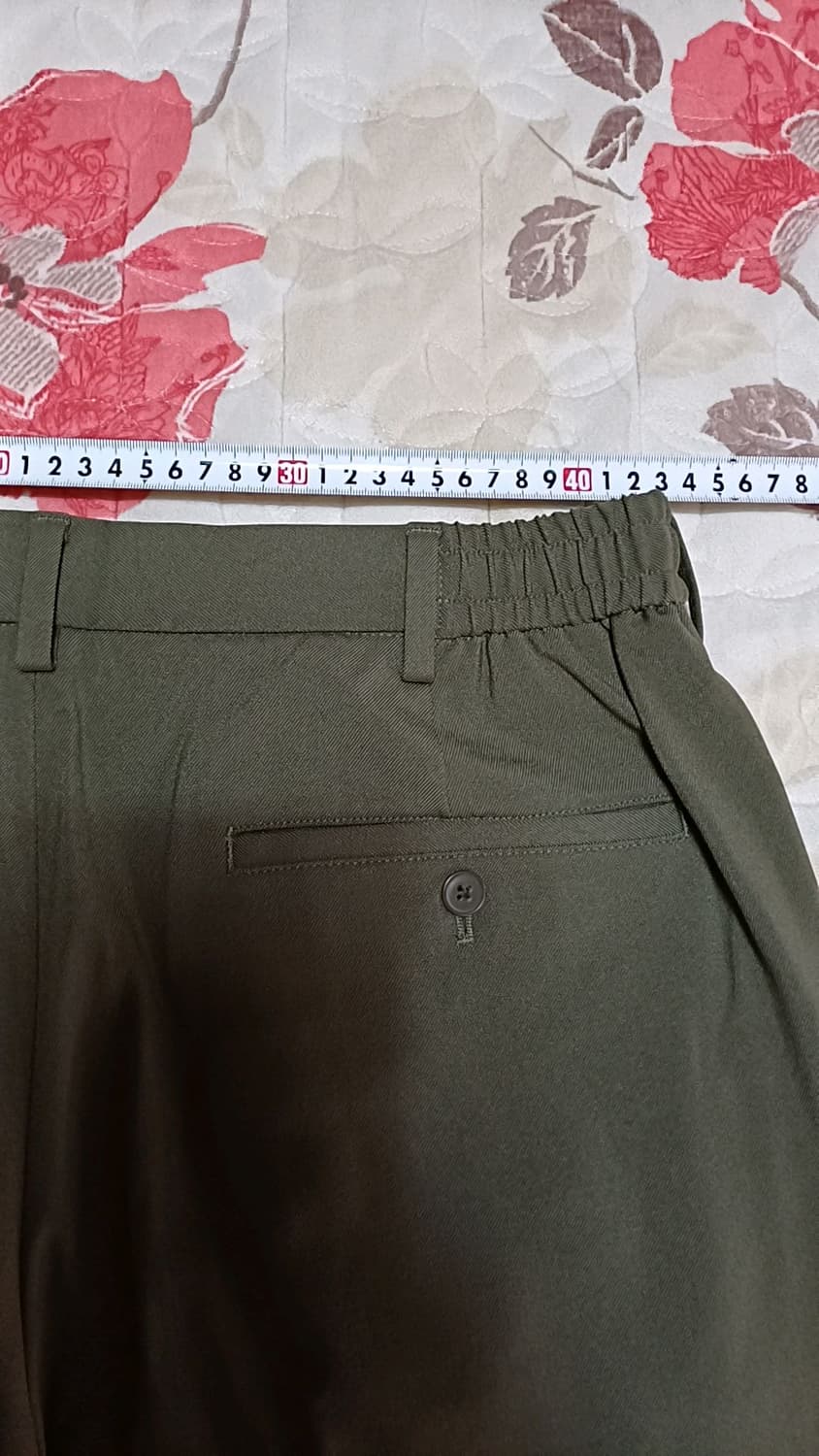 유니클로 와이드 스판팬츠 34인치 기장106 상품이미지7