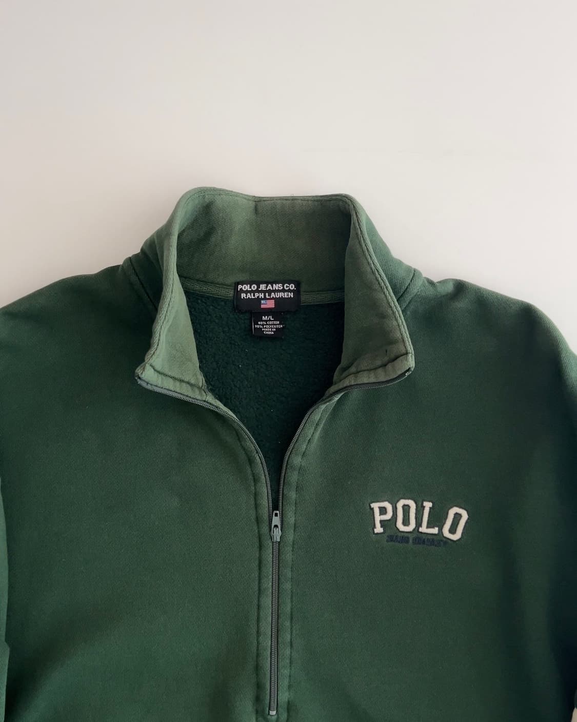 폴로 랄프로렌 그린 하프집업 m  상품이미지3