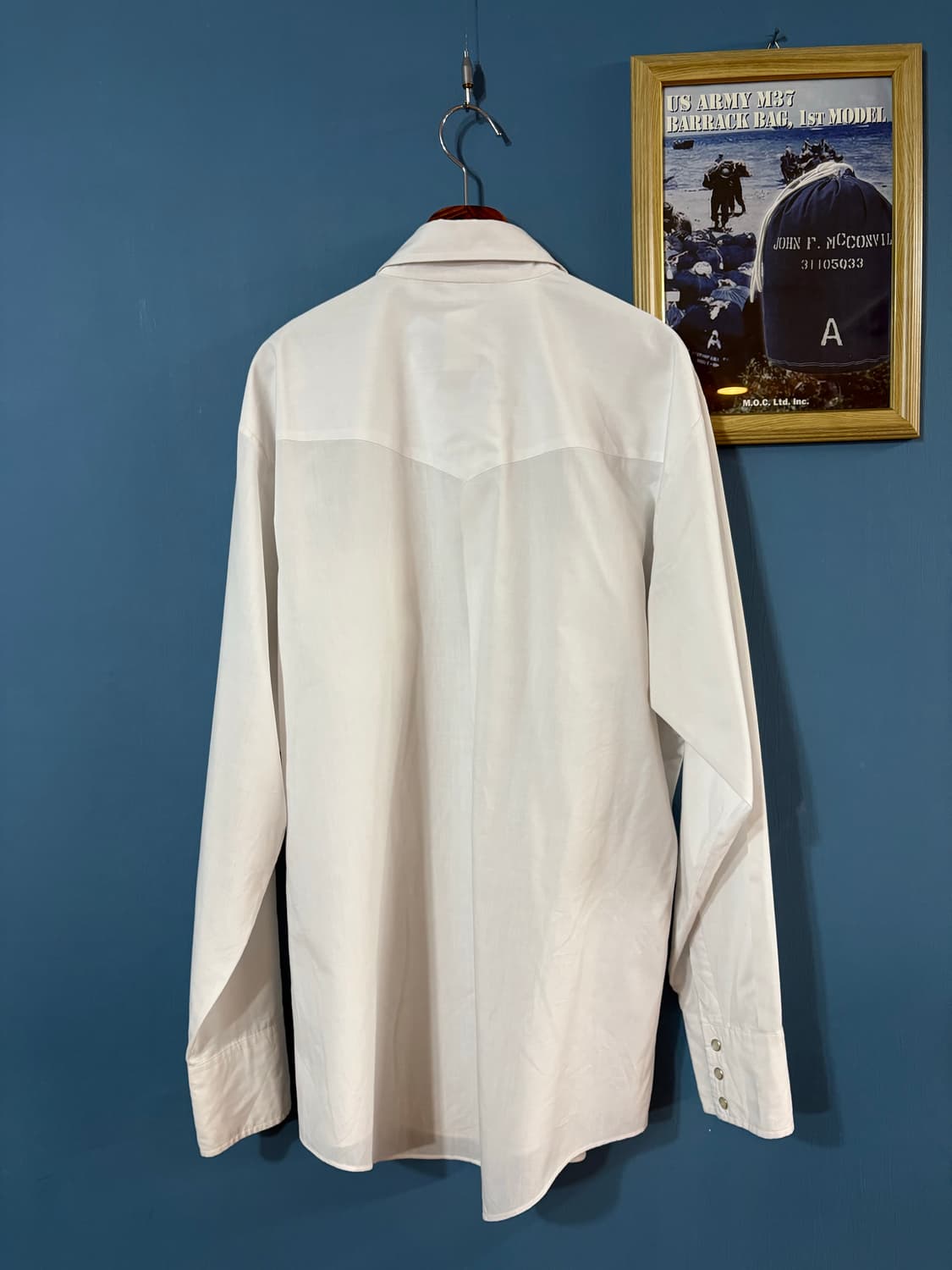 70-80‘s Bar B White Western Shirt.  상품이미지8