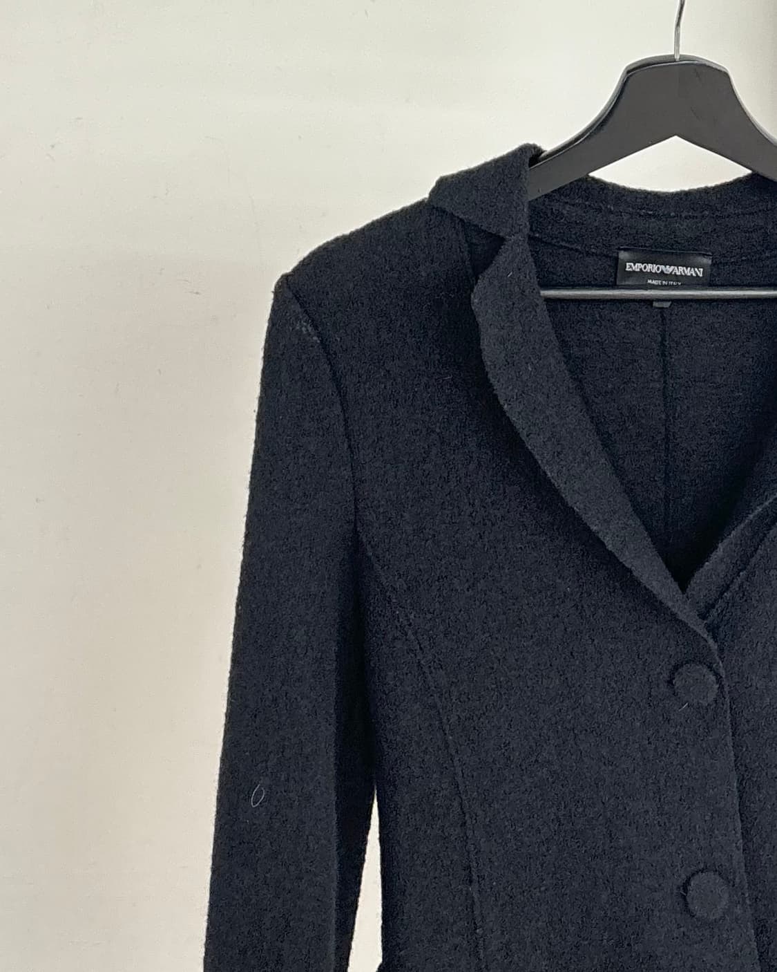 엠포리오 아르마니 블랙 부클레 자켓 상품이미지4