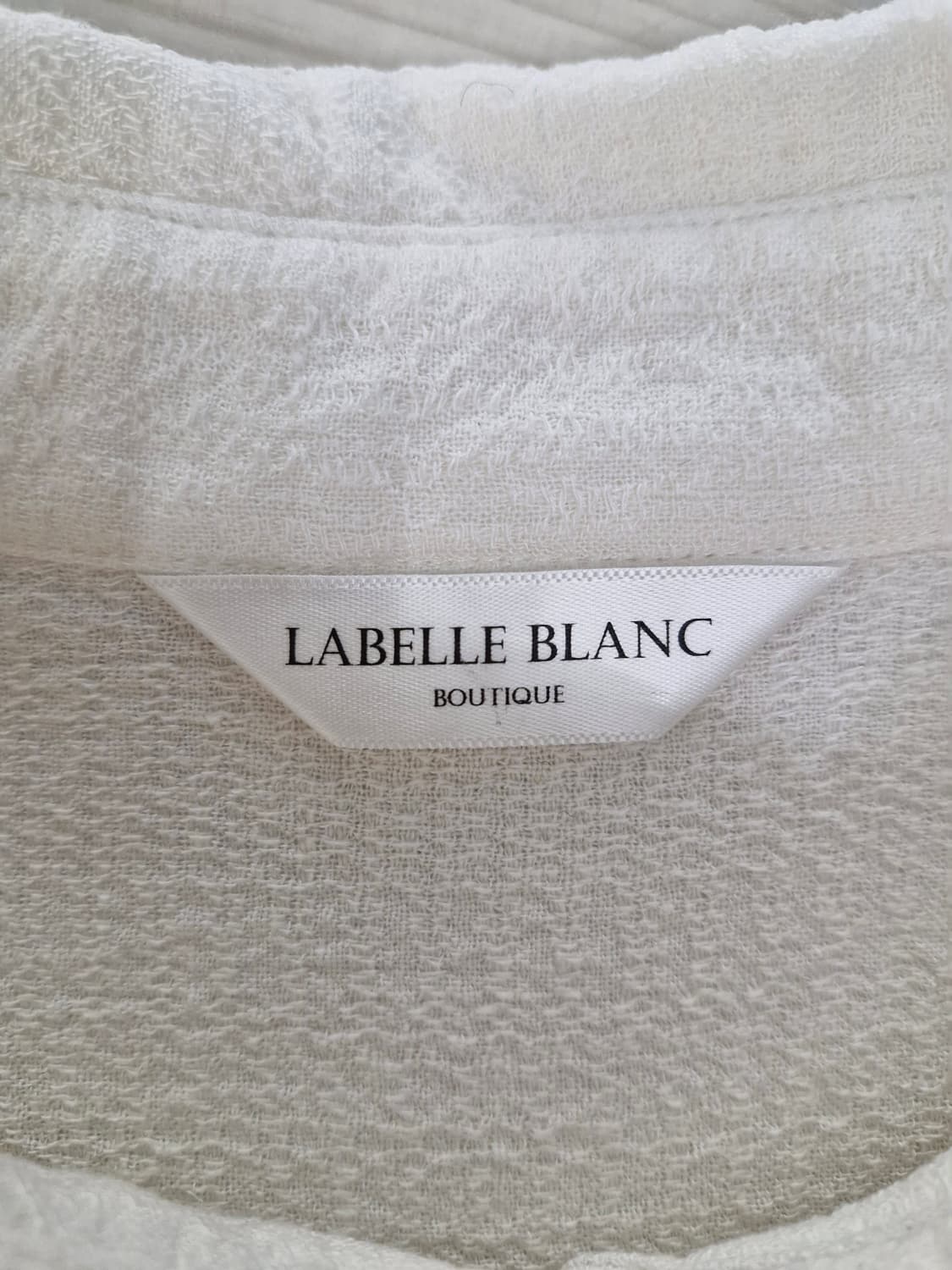 LABELLE BLANC 라벨르블랑 린넨 블라우스 상품이미지7