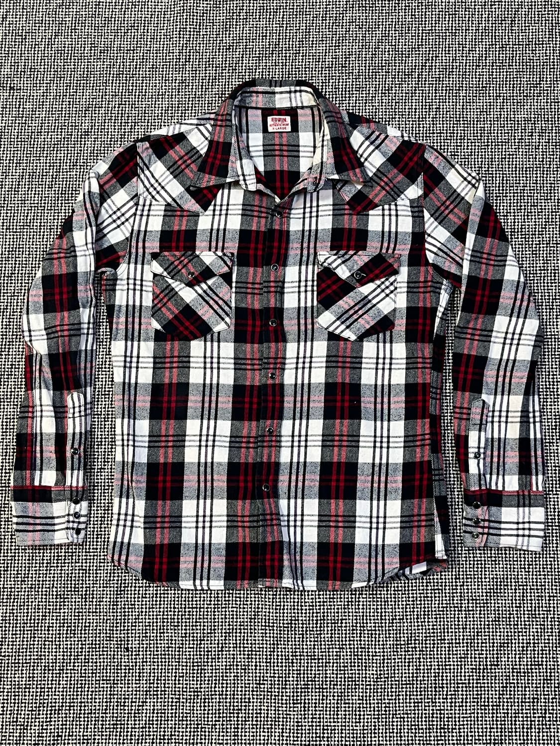 에드윈 체크 웨스턴 셔츠 상품이미지2