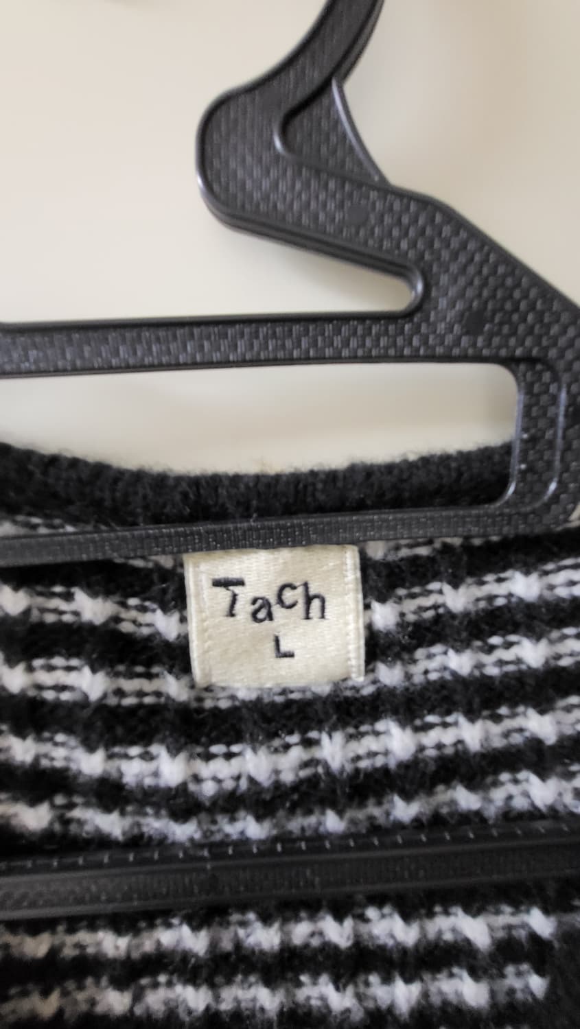 TACH블랙스트라이프 알파카혼방니트 상품이미지3