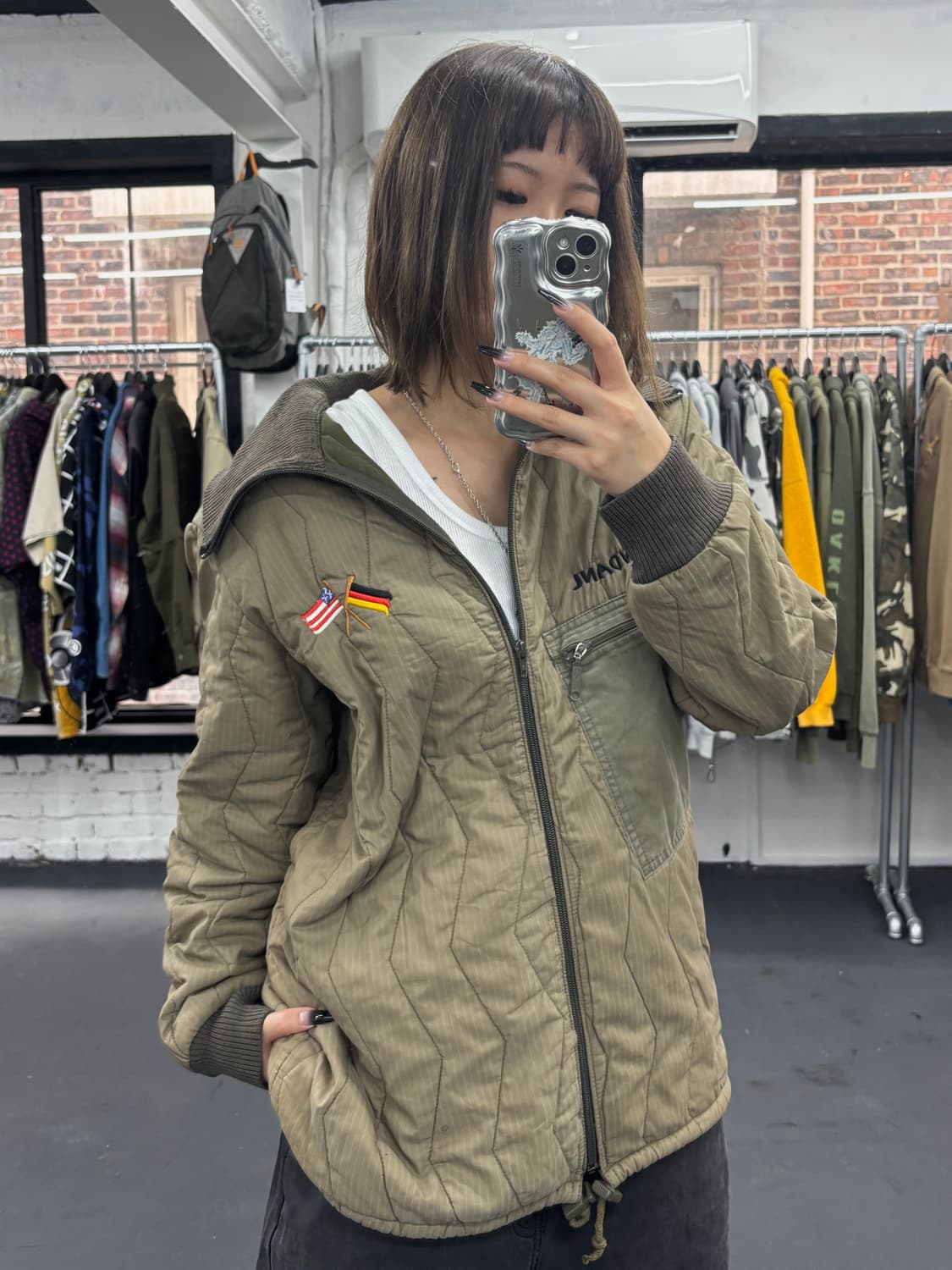VTG Mondanl 자수 누빔자켓 상품이미지4