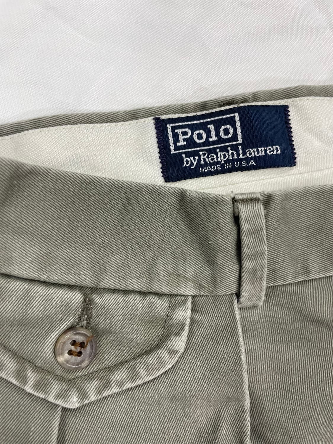 90s made in usa Polo chino 상품이미지4