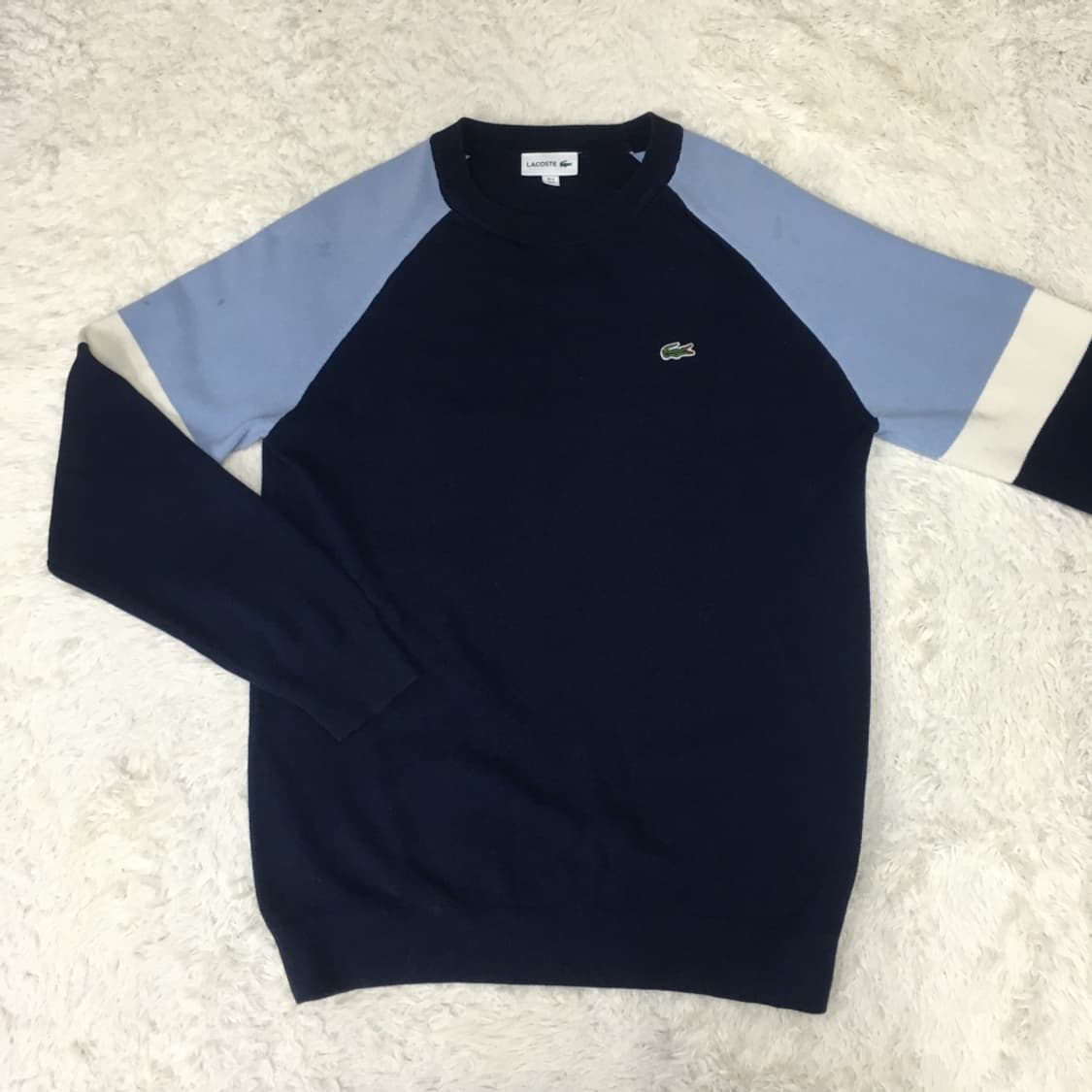 라코스테 스몰로고 라운드넥니트 CC05 상품이미지1