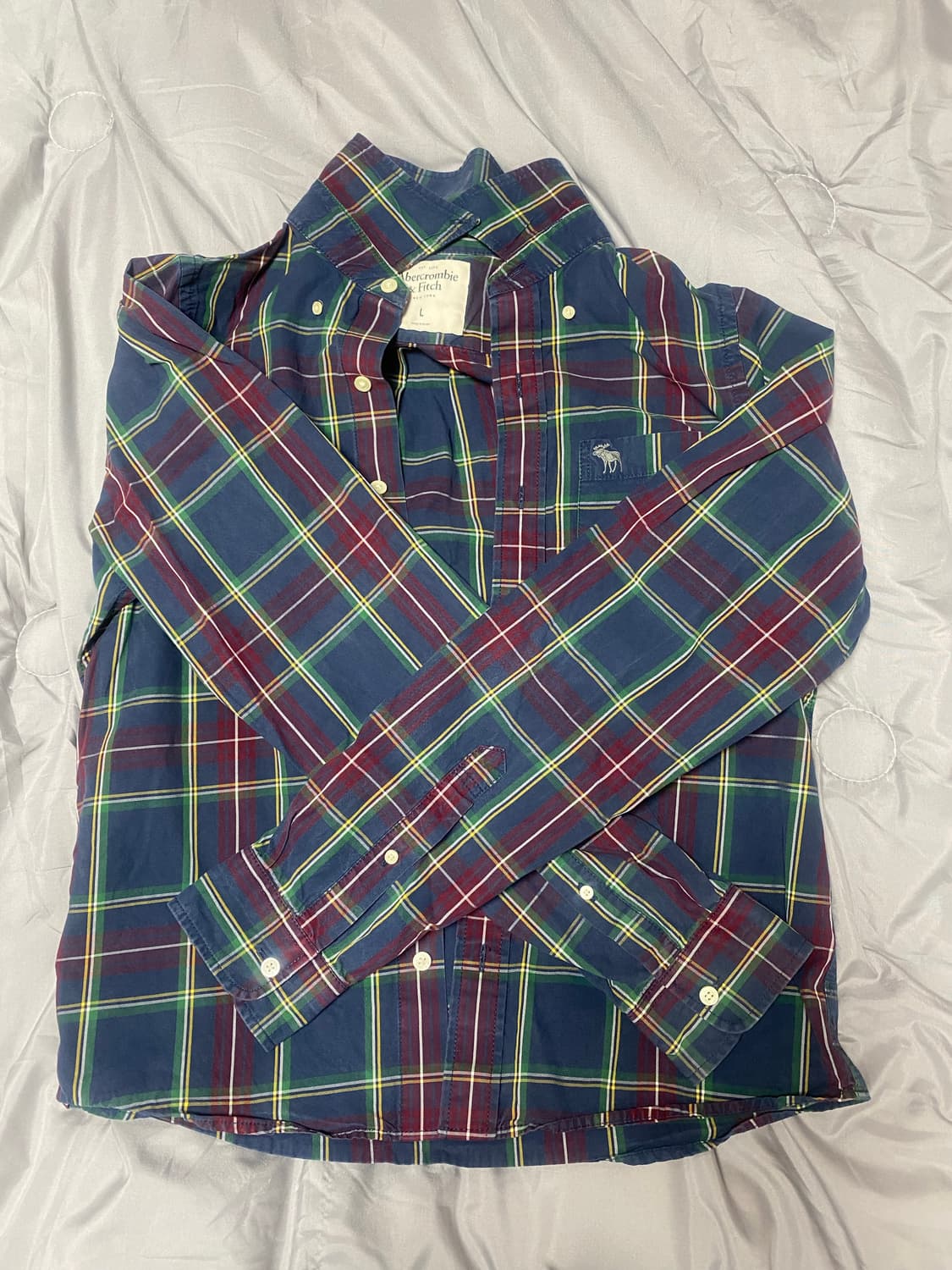 아베크롬비 체크 셔츠 L 상품이미지2