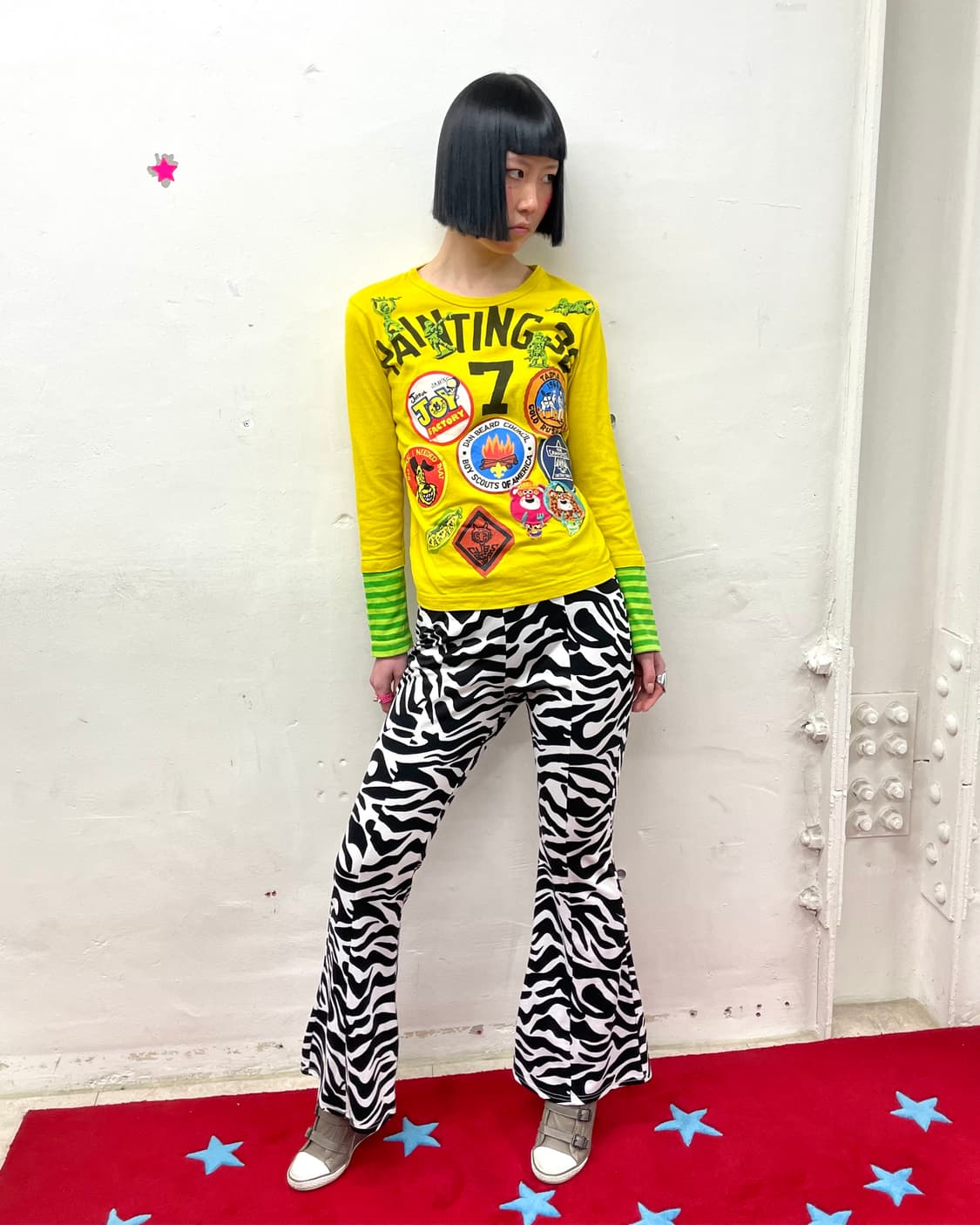 Jam Yellow Wappen Stripe Long Sleeve  상품이미지5