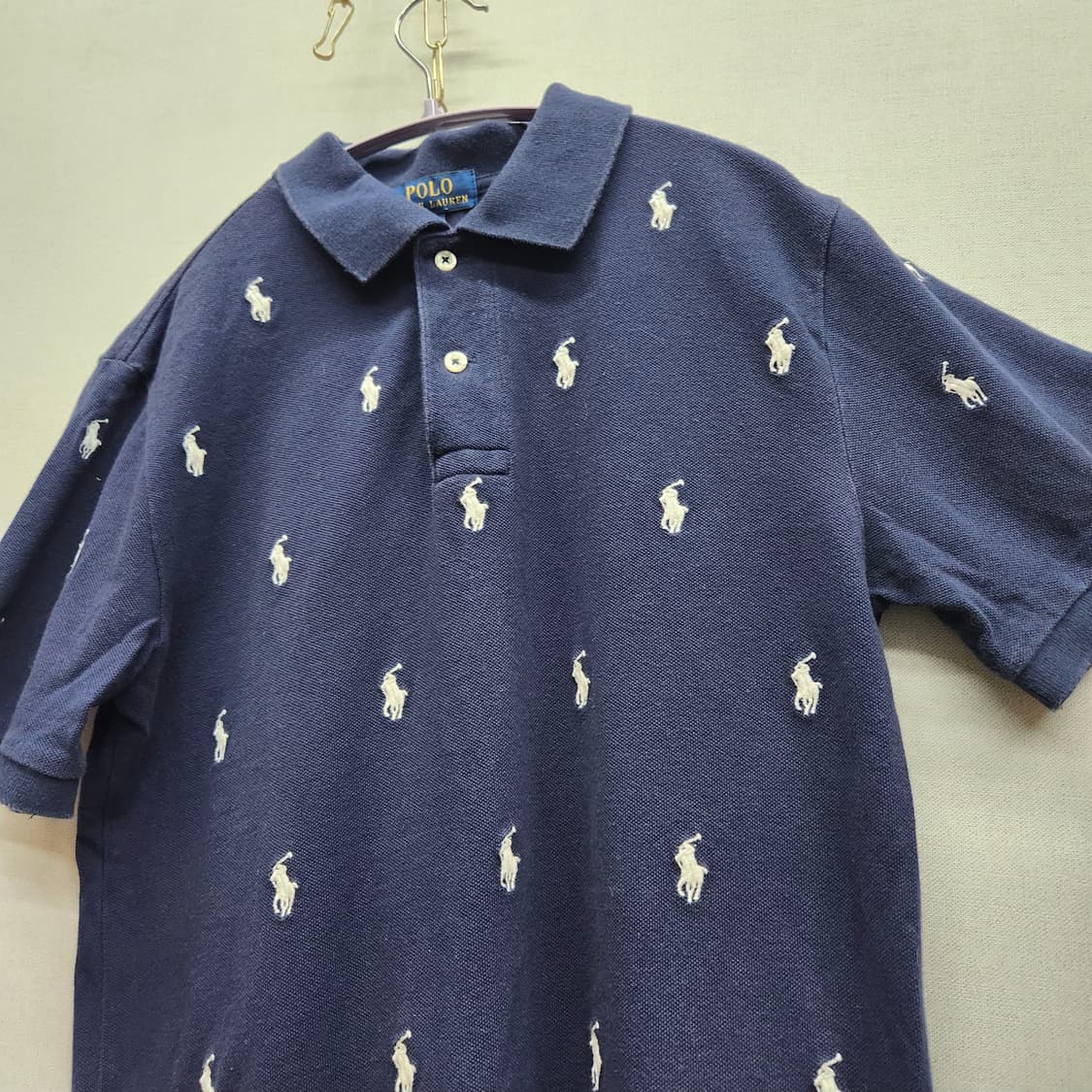 폴로랄프로렌 멀티포니 로고 반팔카라 S 상품이미지3