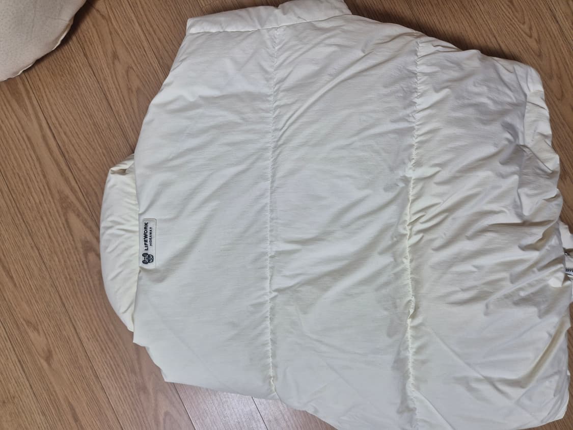 라이프워크 여성 숏패딩 S 오프화이트 상품이미지2