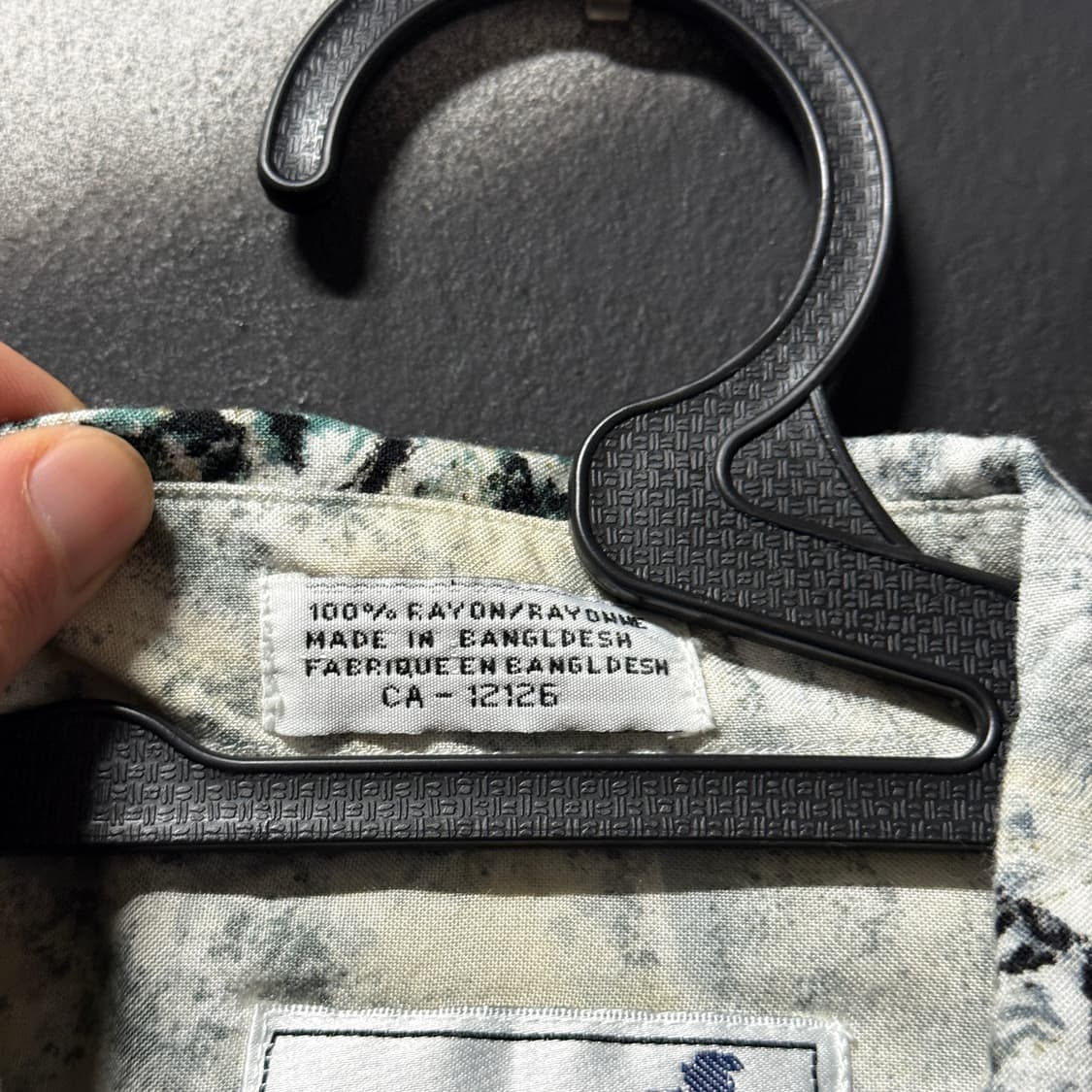 VTG 빈티지 컬러블락 호피 패턴 레이온 반팔 셔츠 상품이미지5