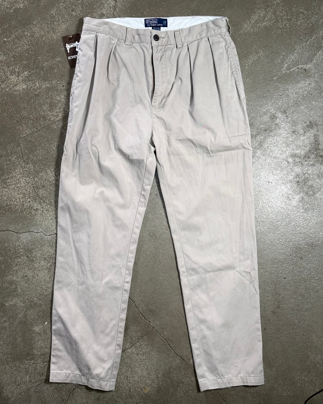 90's 폴로 랄프로렌 투턱 앤드류 팬츠 34 상품이미지1