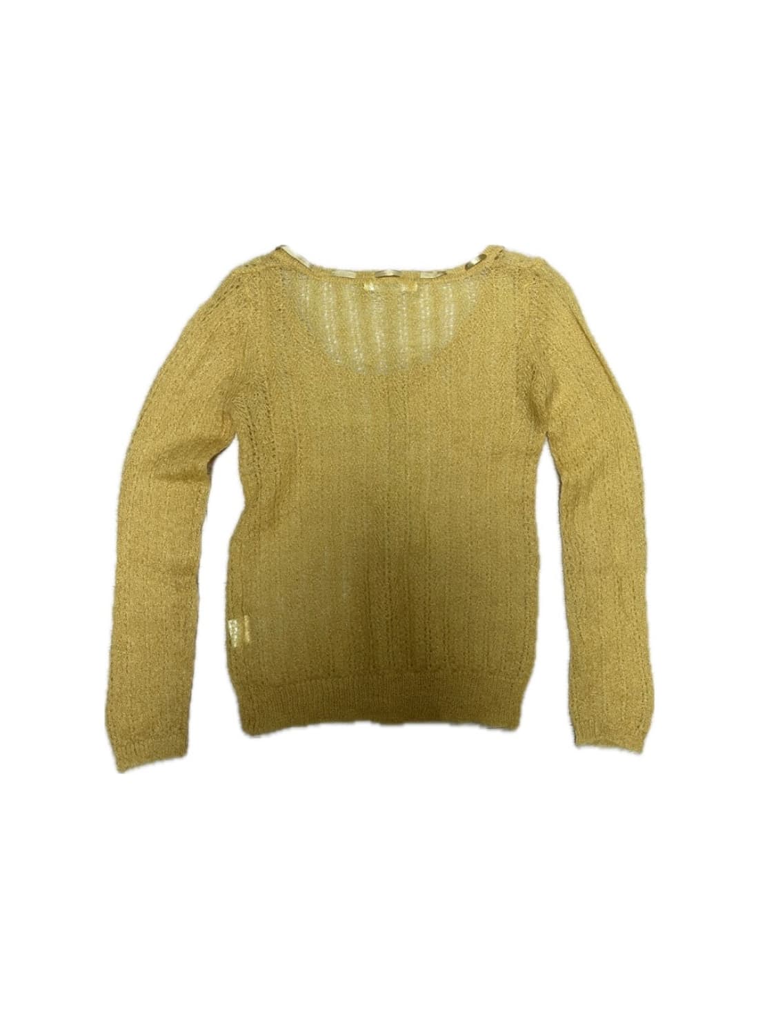 일본 빈티지 노란색 니트 상품이미지2