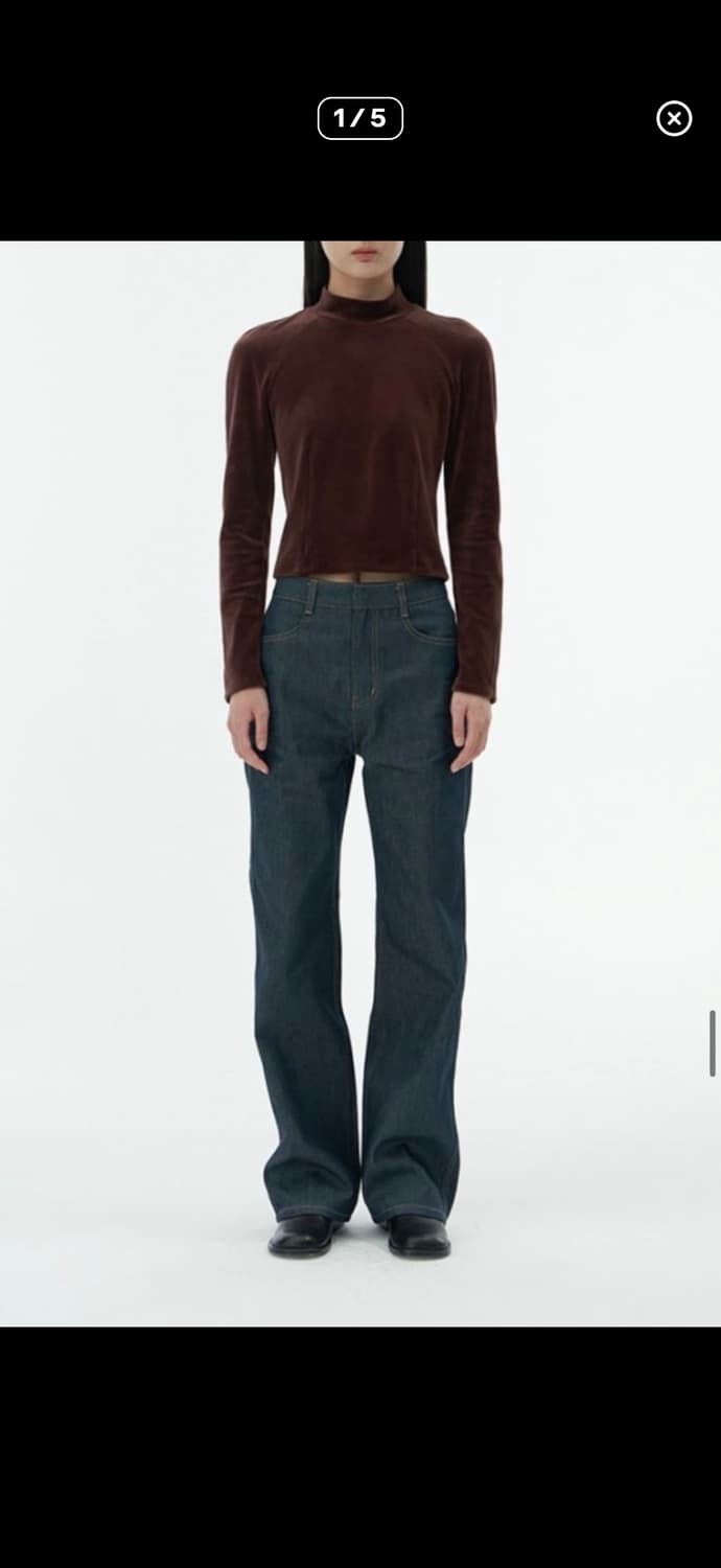 아모멘토 생지 데님 상품이미지1