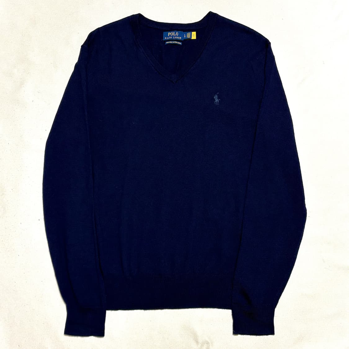 L 폴로랄프로렌 메리노울 브이넥 니트 상품이미지2