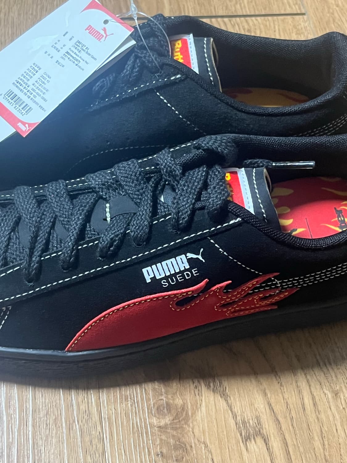 푸마X버터굿즈 플레임 스웨이드 블랙 260mm 상품이미지1