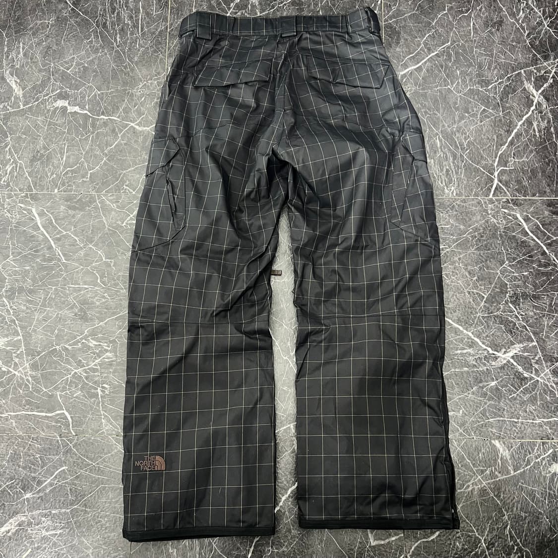 노스페이스 로고 체크패턴 오버사이즈 스노우 트랙 팬츠 상품이미지5