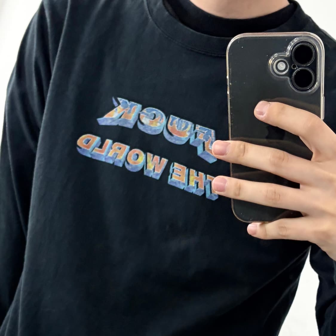 슈프림 퍽더월드 롱슬리브 상품이미지4