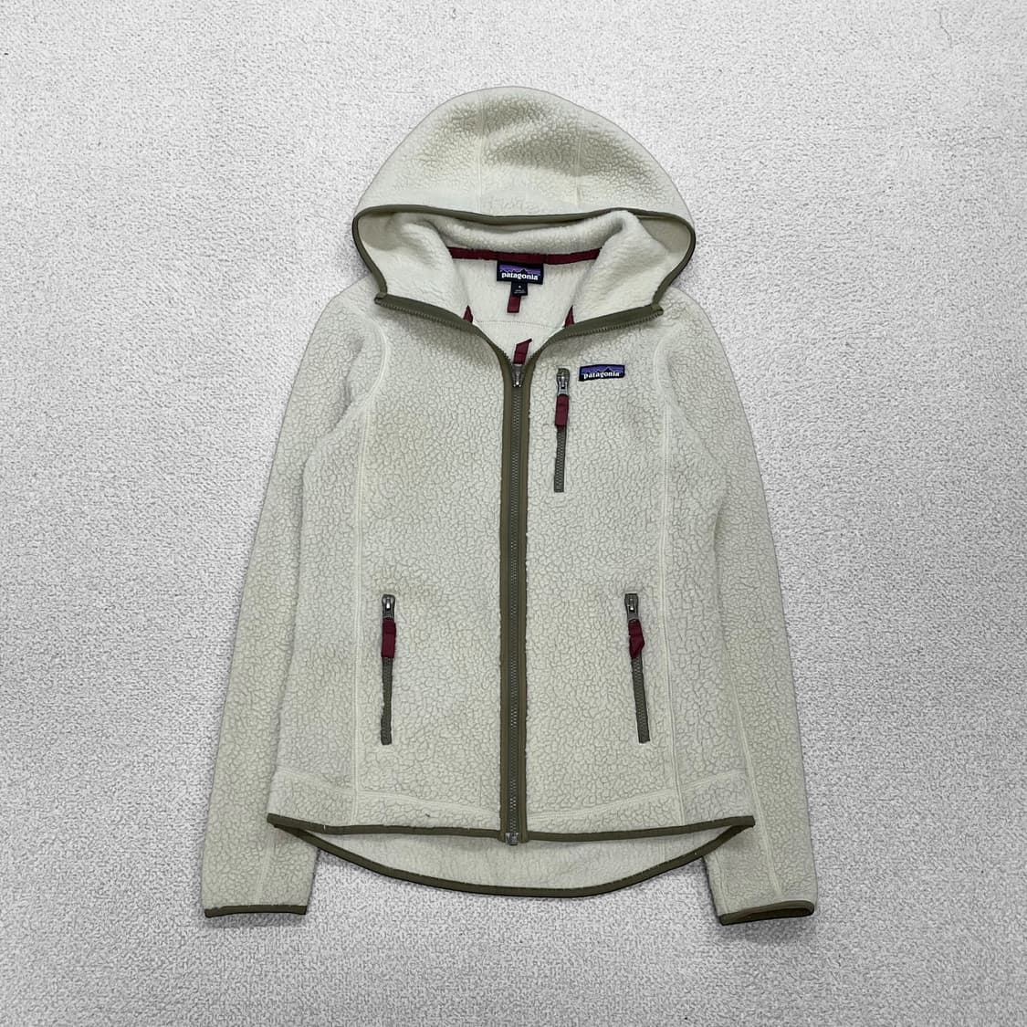 파타고니아 우먼스 레트로 파일 후디 플리스 자켓 상품이미지1