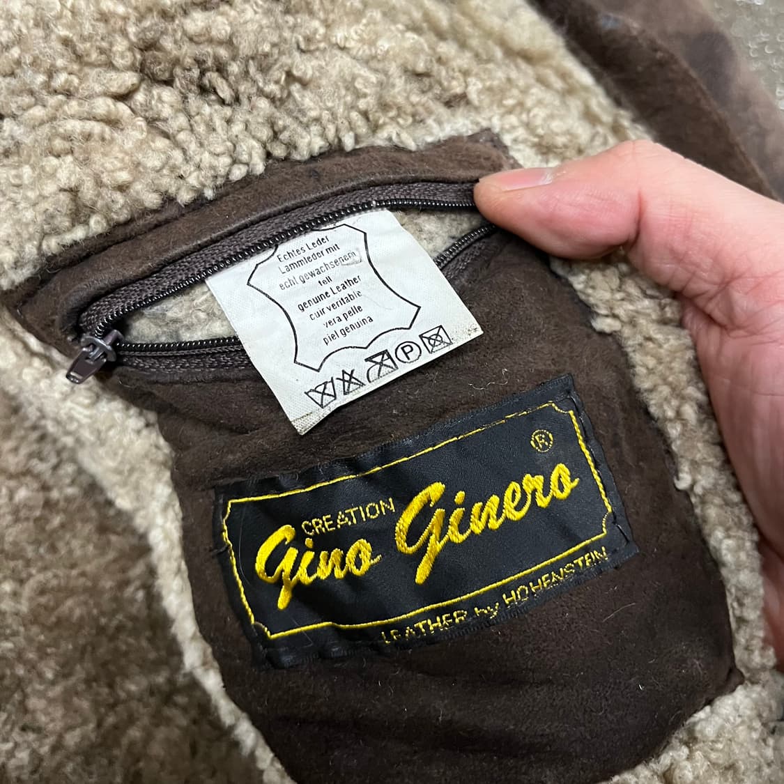 빈티지 B-3 양가죽 무스탕 (110) 상품이미지10