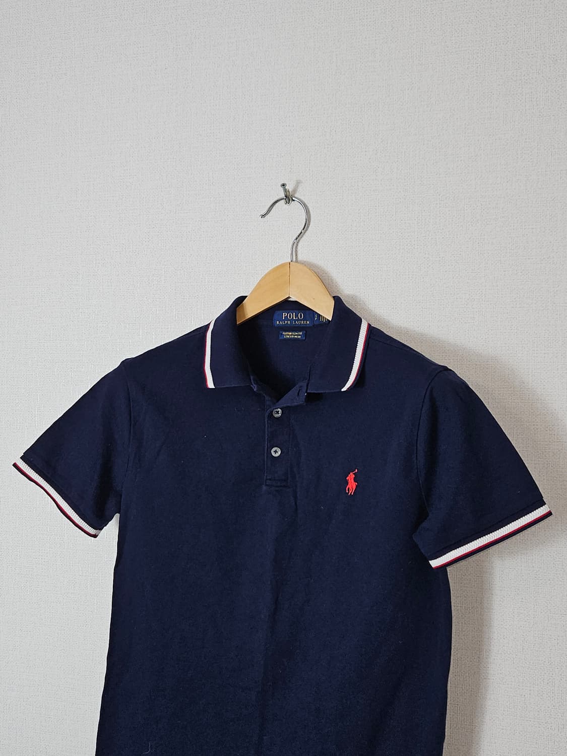 폴로 랄프로렌 신형 POLO 반팔 카라티 피케티 스트래치메쉬 S 정품 상품이미지1