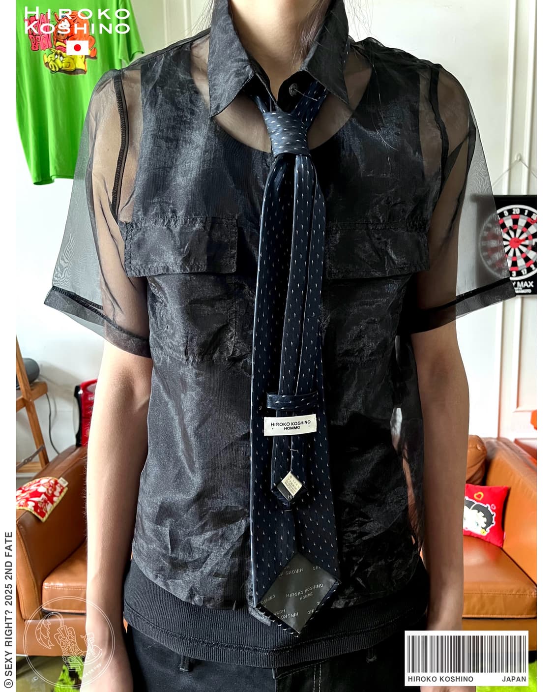 HIROKO KOSHINO Homme Silk Neck-Tie 상품이미지1