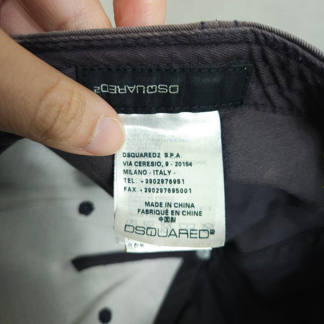 디스퀘어드2 페이드 볼캡 상품이미지6